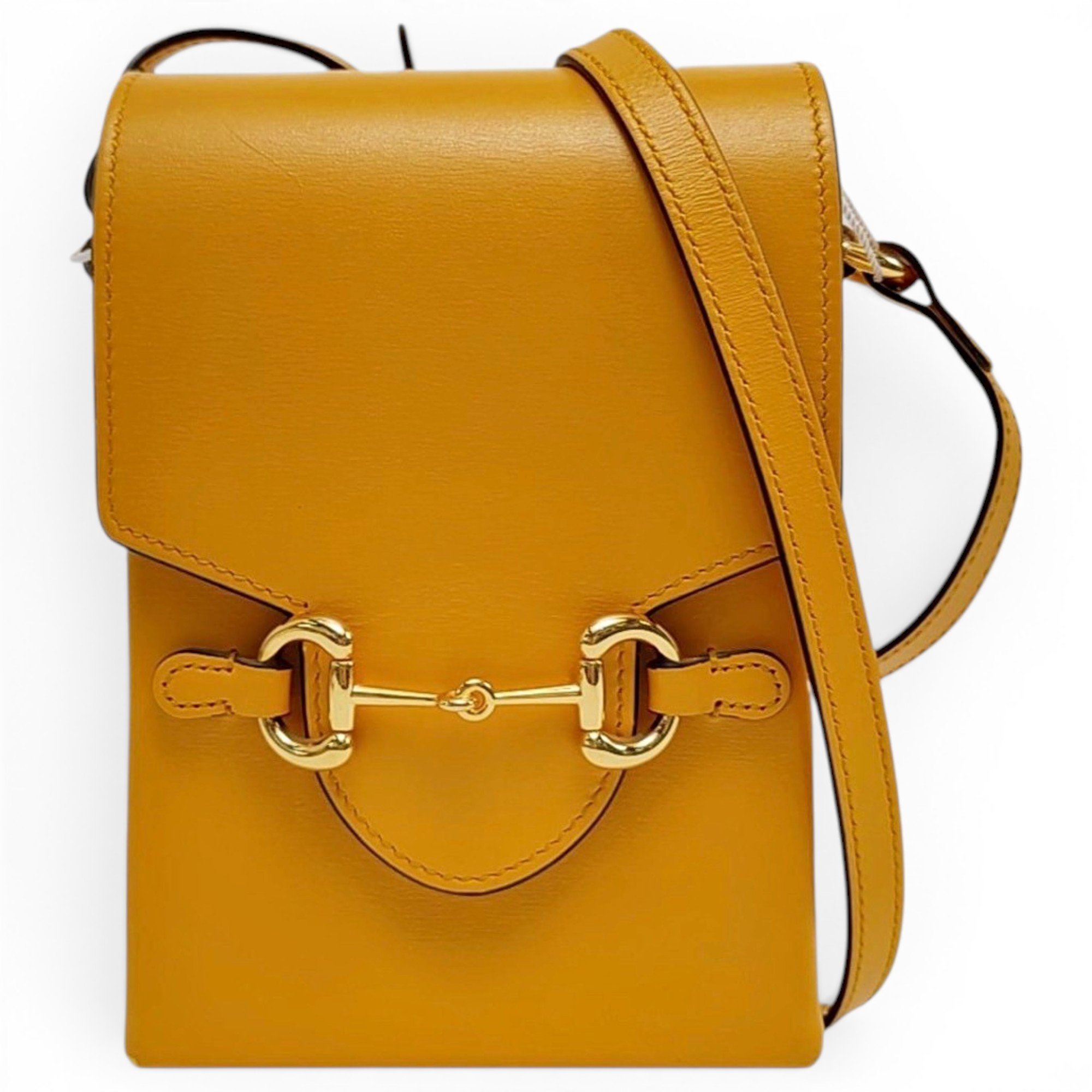 Horsebit 1955 Vertical leather crossbody bag
