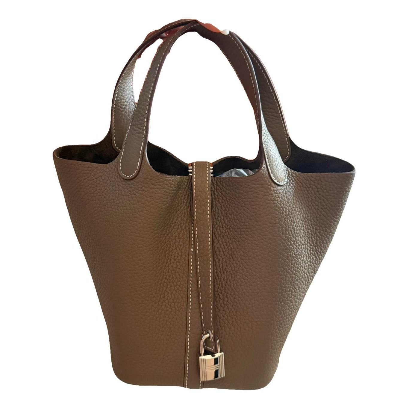 Picotin leather handbag