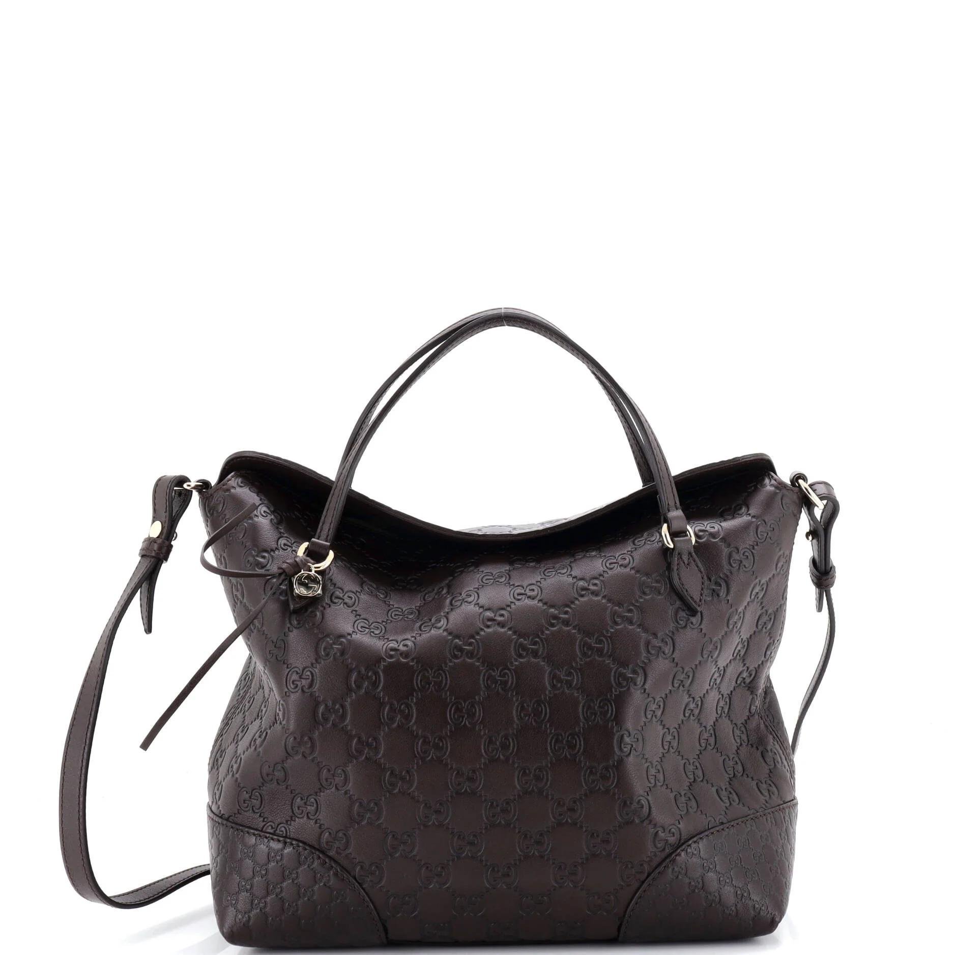 Leather tote