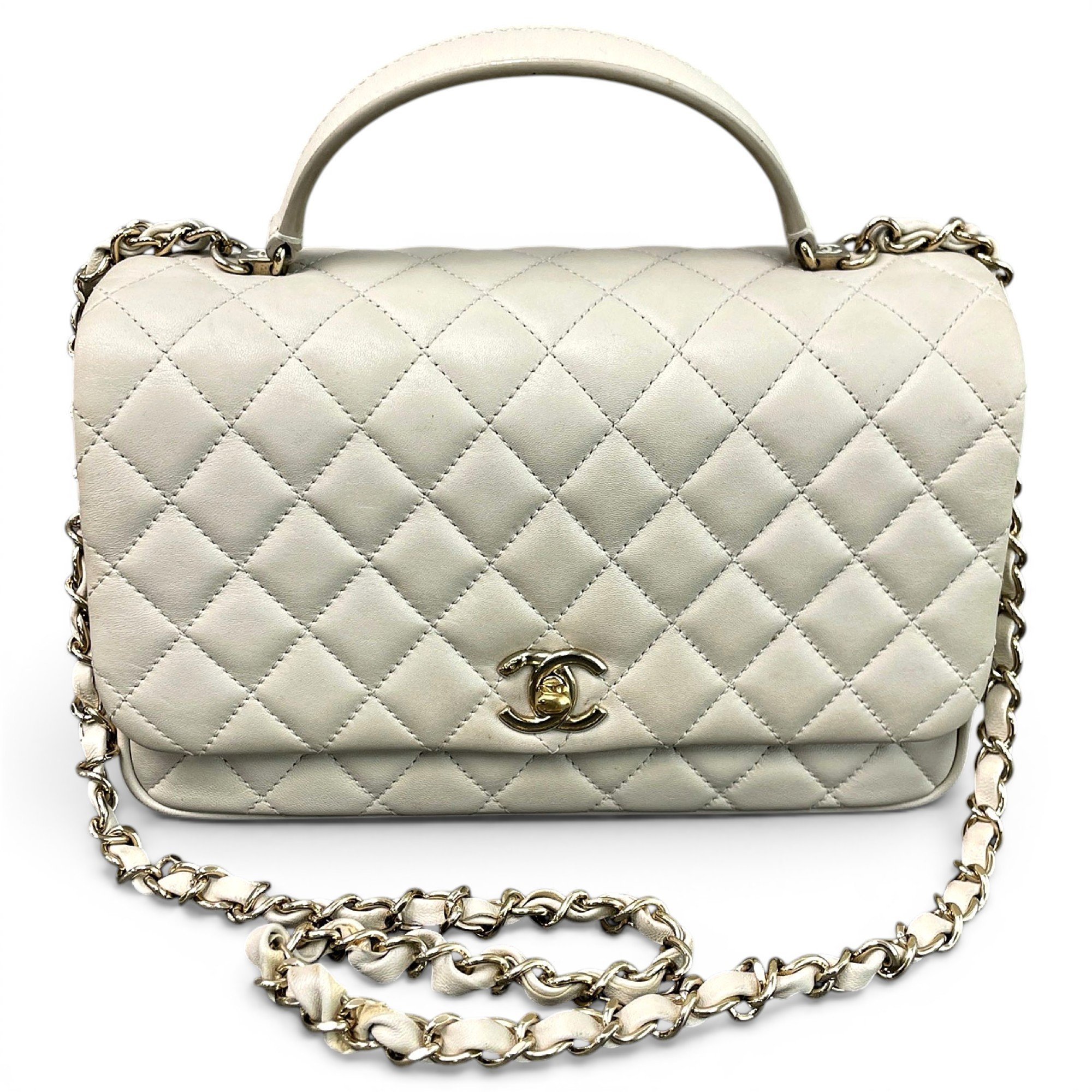 Coco Handle leather handbag