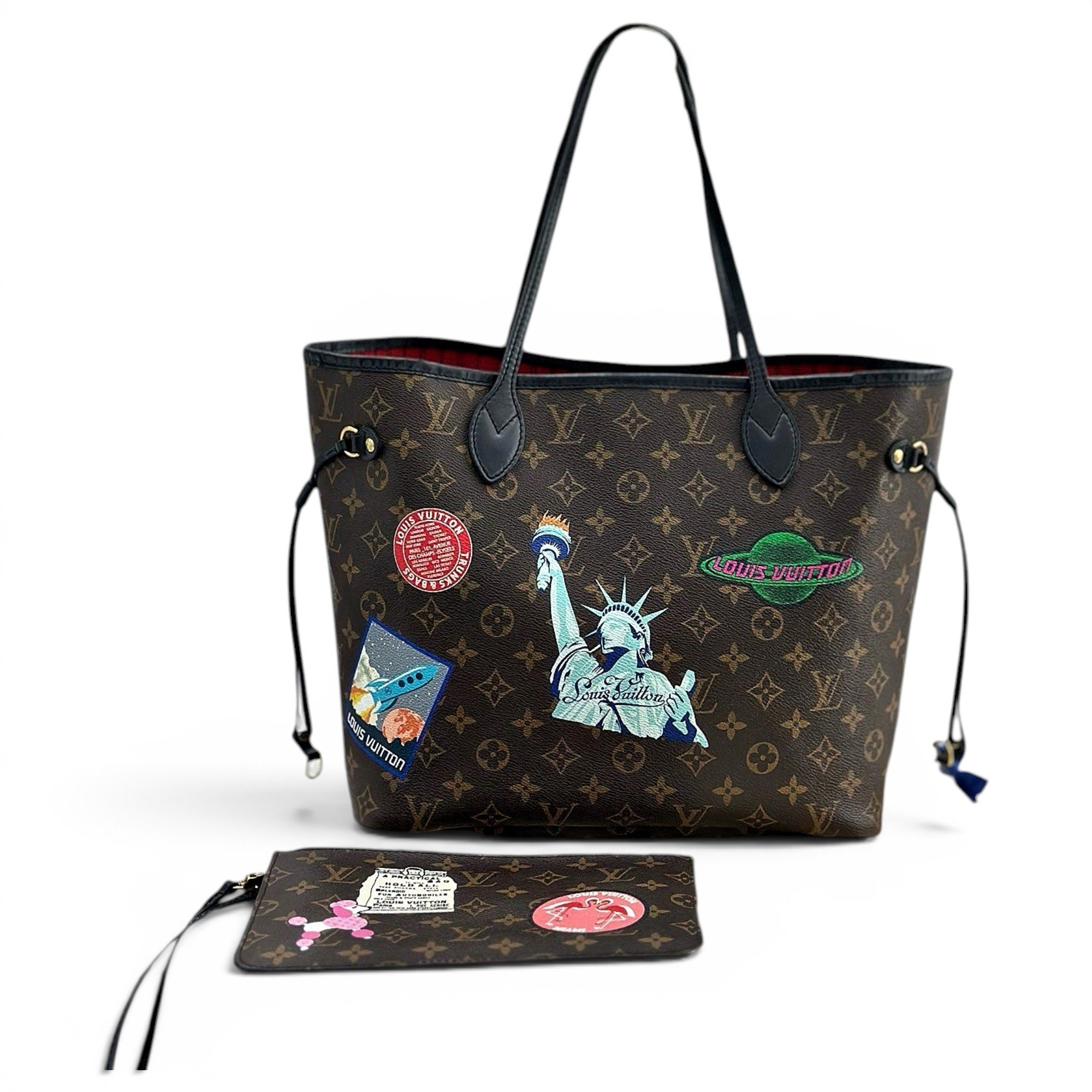 Neverfull leather handbag