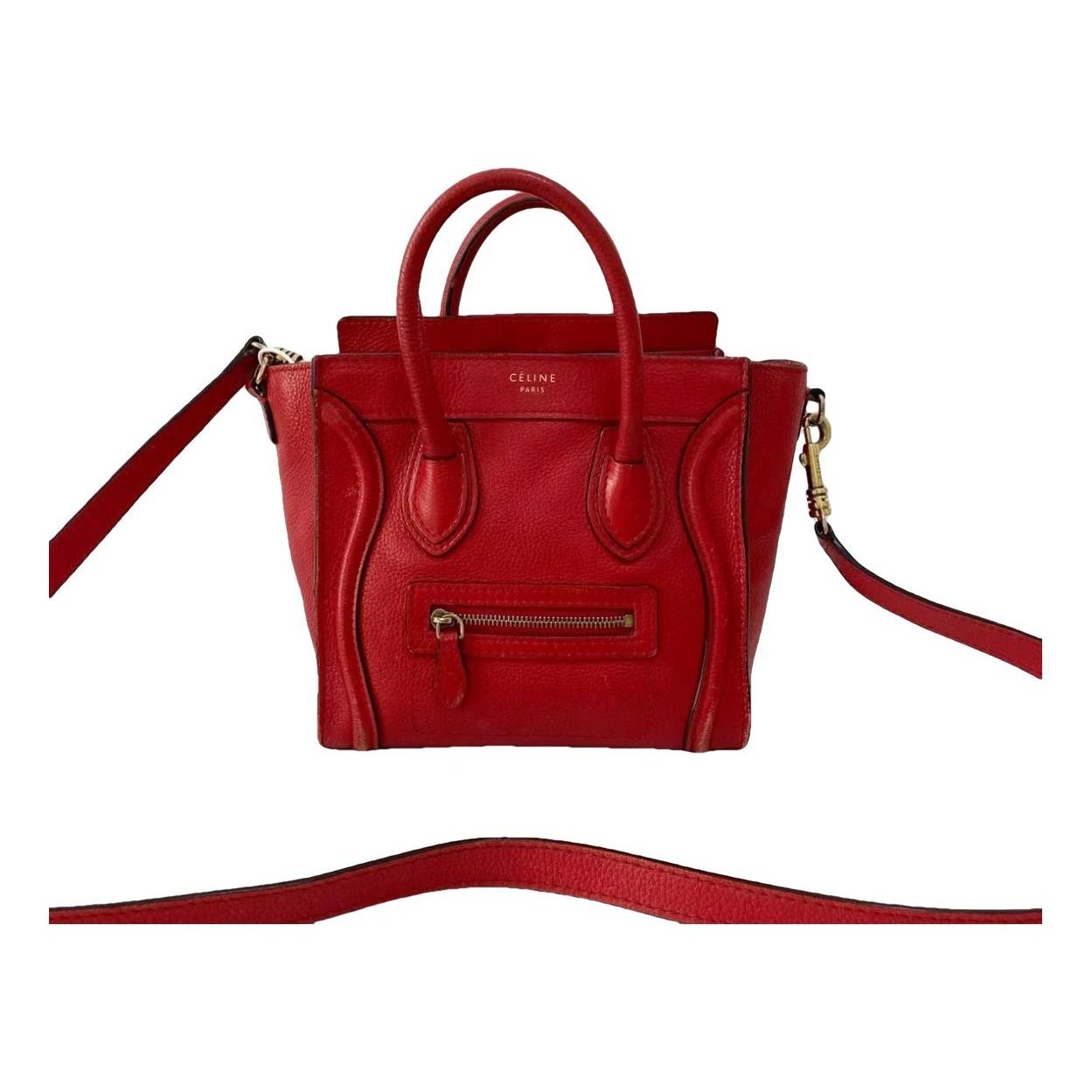 Nano Luggage leather handbag