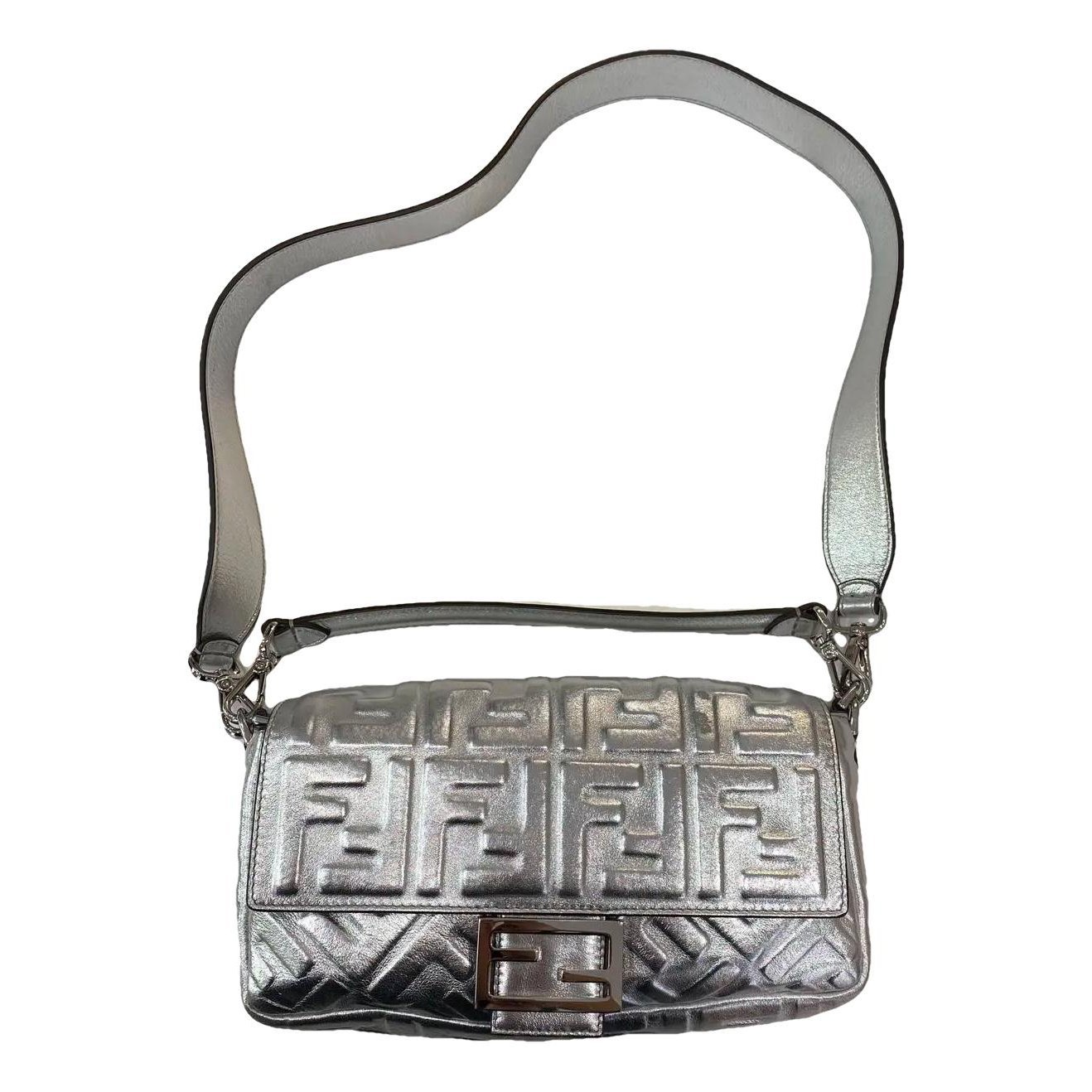 Baguette leather crossbody bag