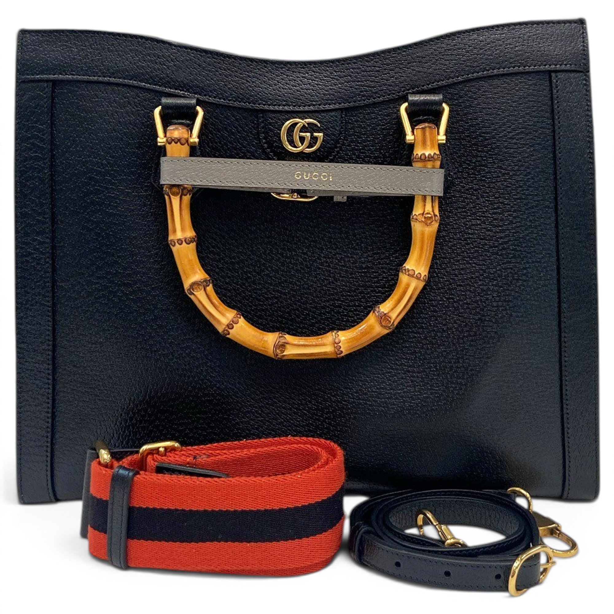 Bamboo leather handbag