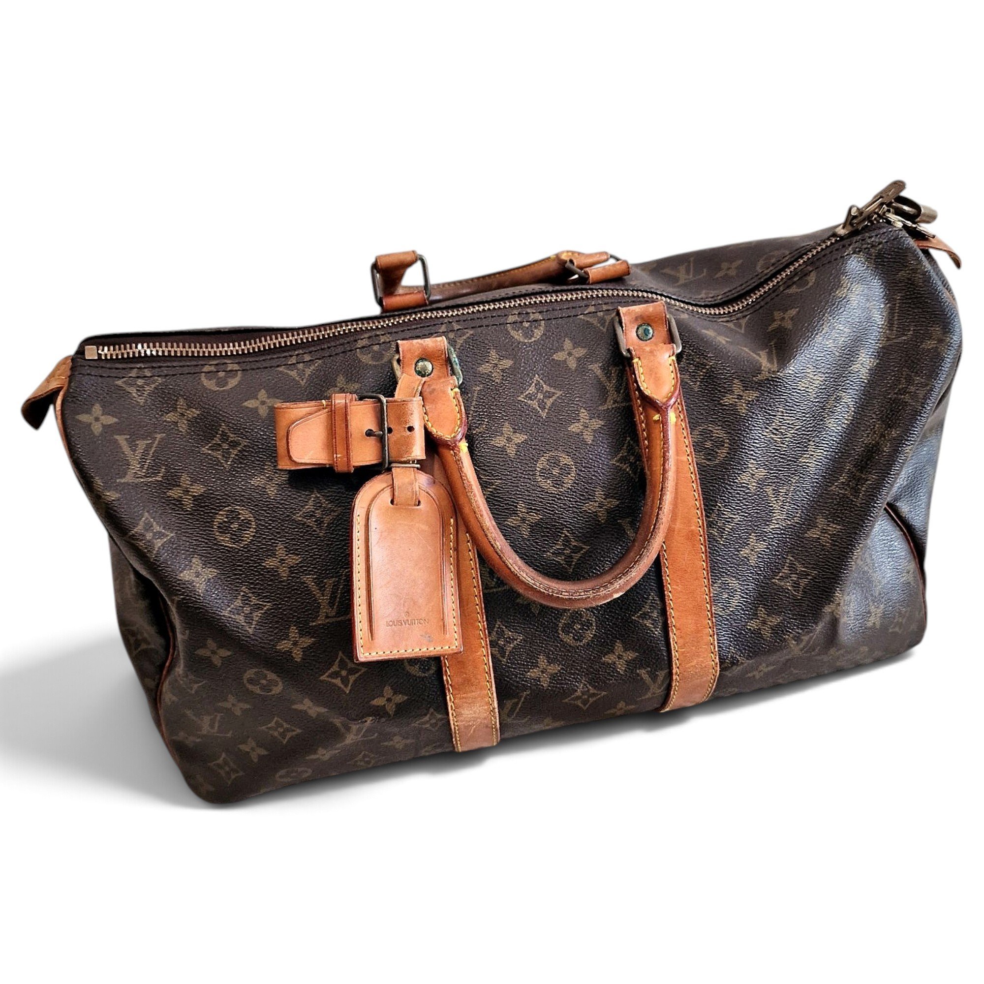 Keepall leather 48h bag