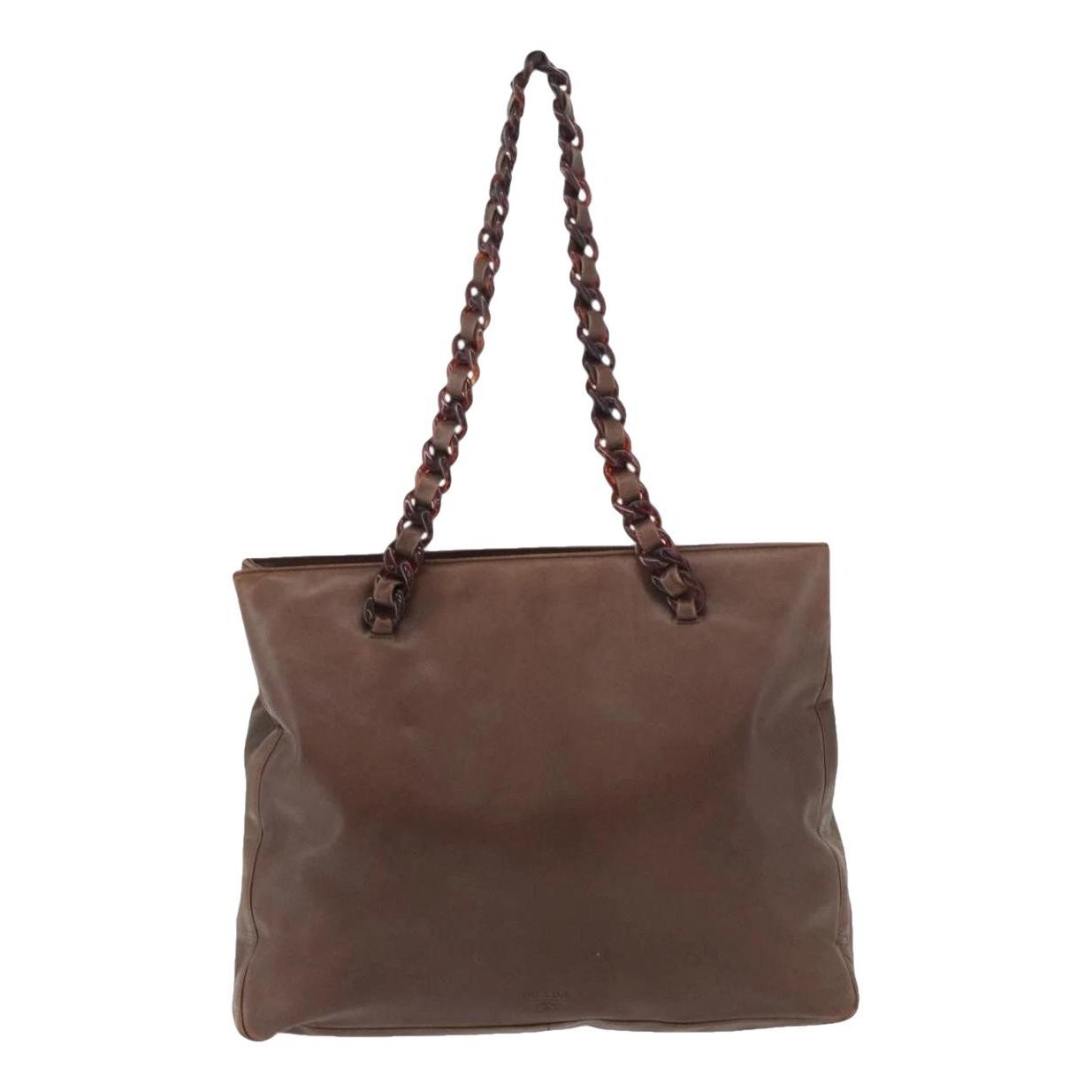 Leather tote