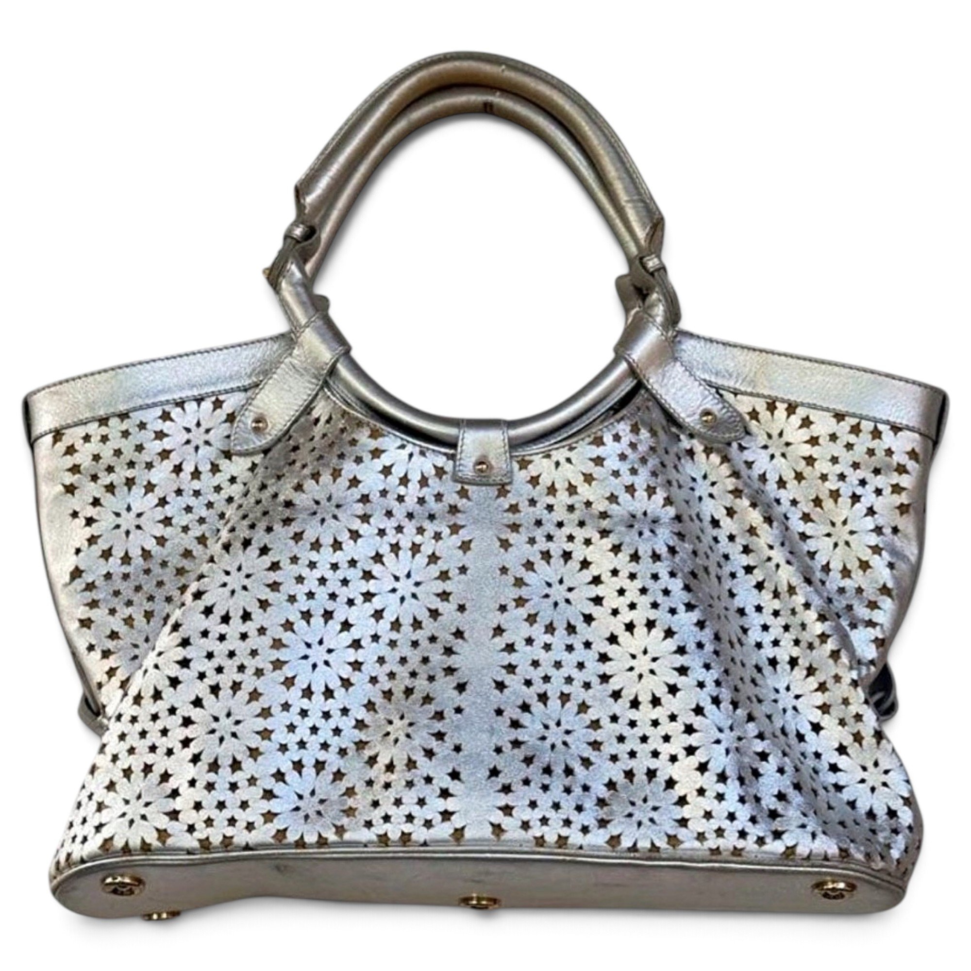 Leather tote