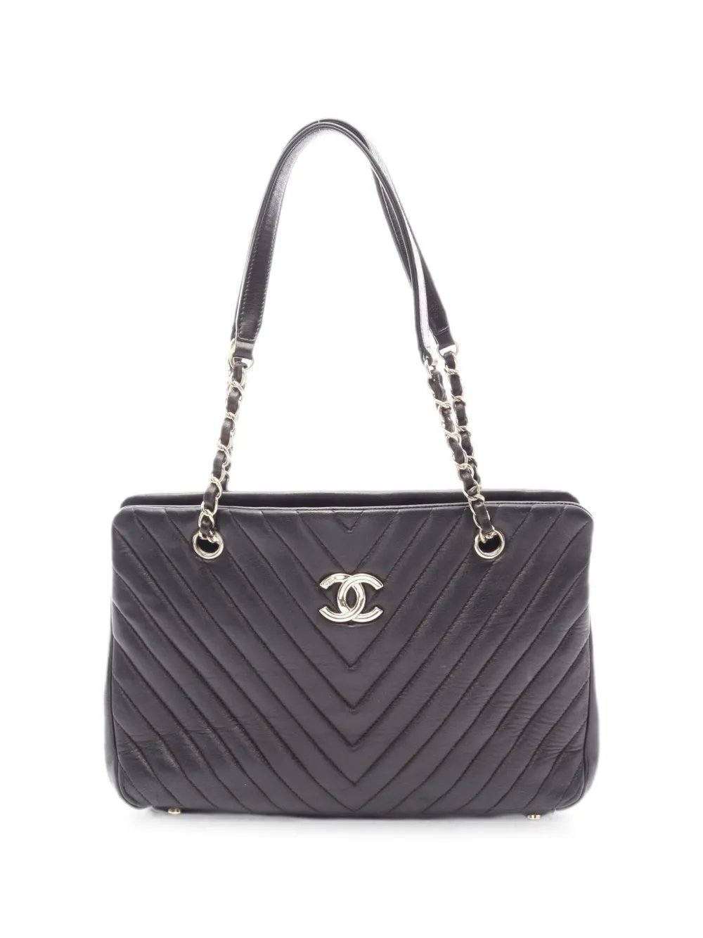 2014-2015 chevron V-stitch tote bag