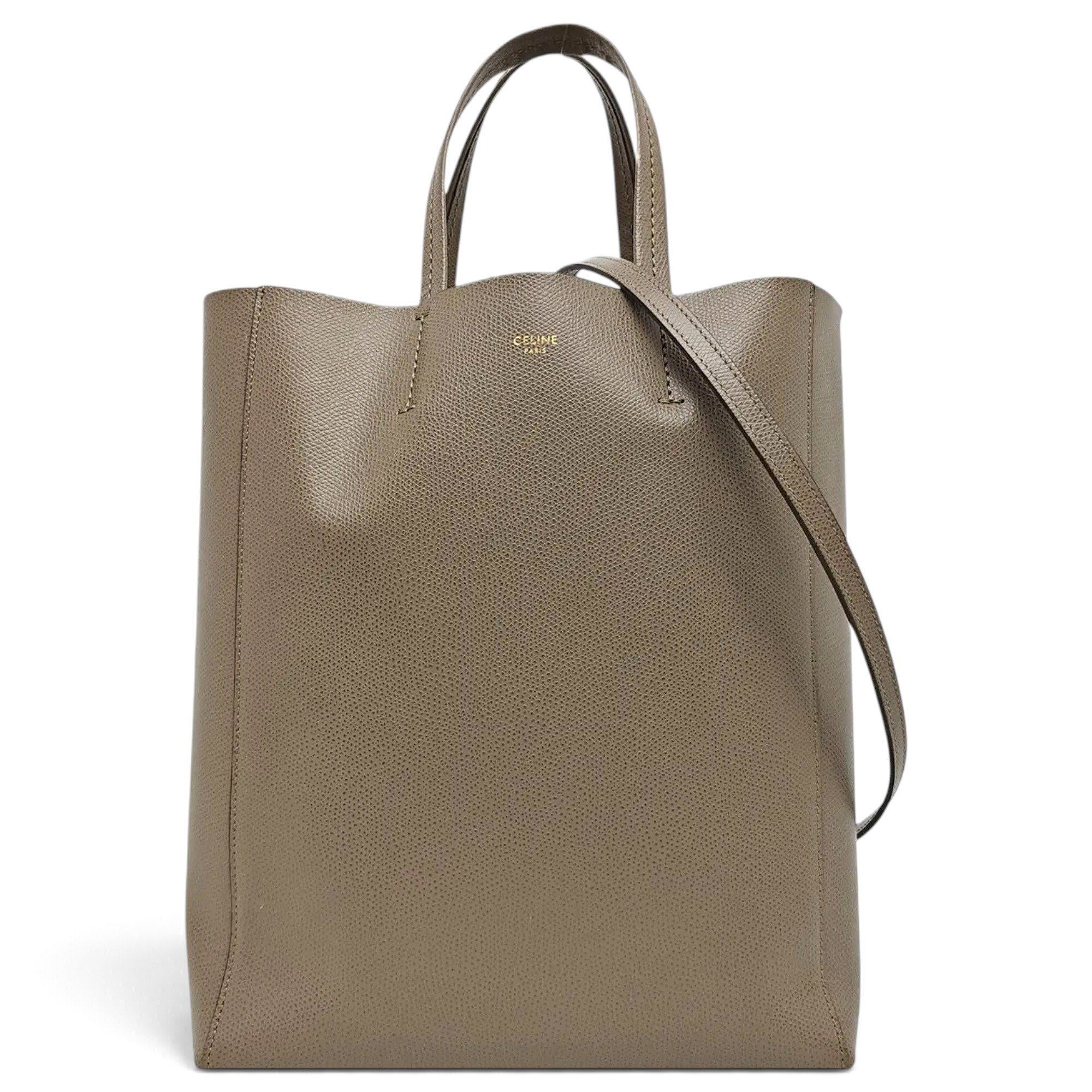 Cabas leather handbag