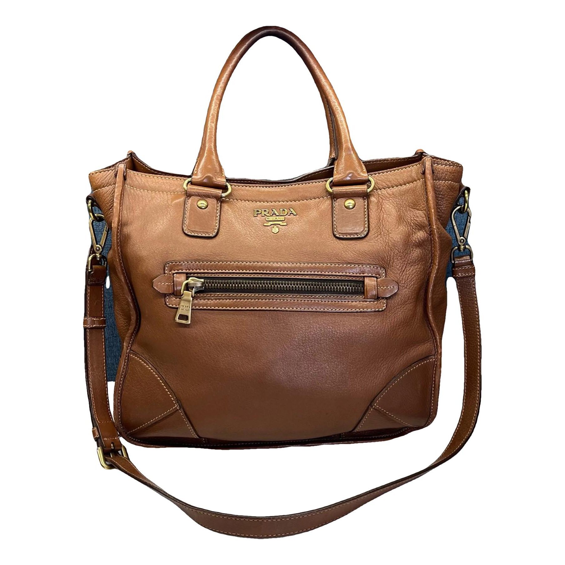 Leather crossbody bag