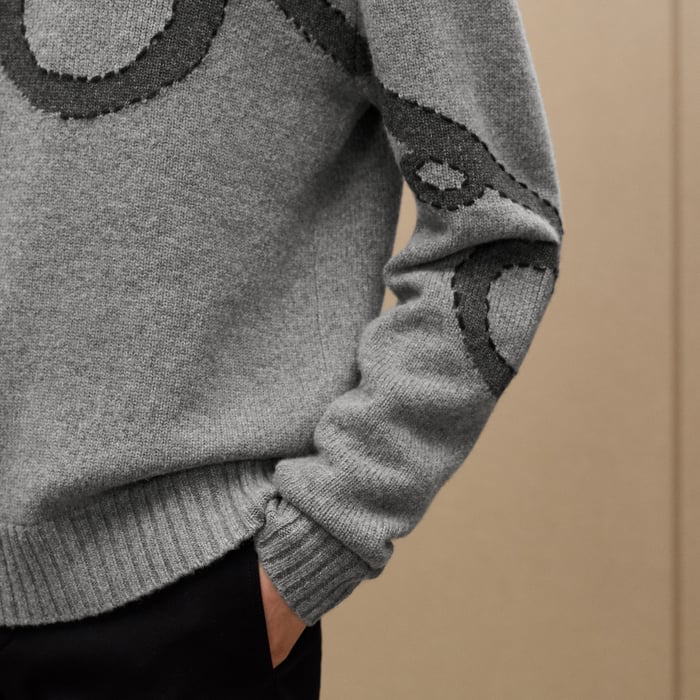 Flanelle "Maxi Mors Sellier" Crewneck Sweater