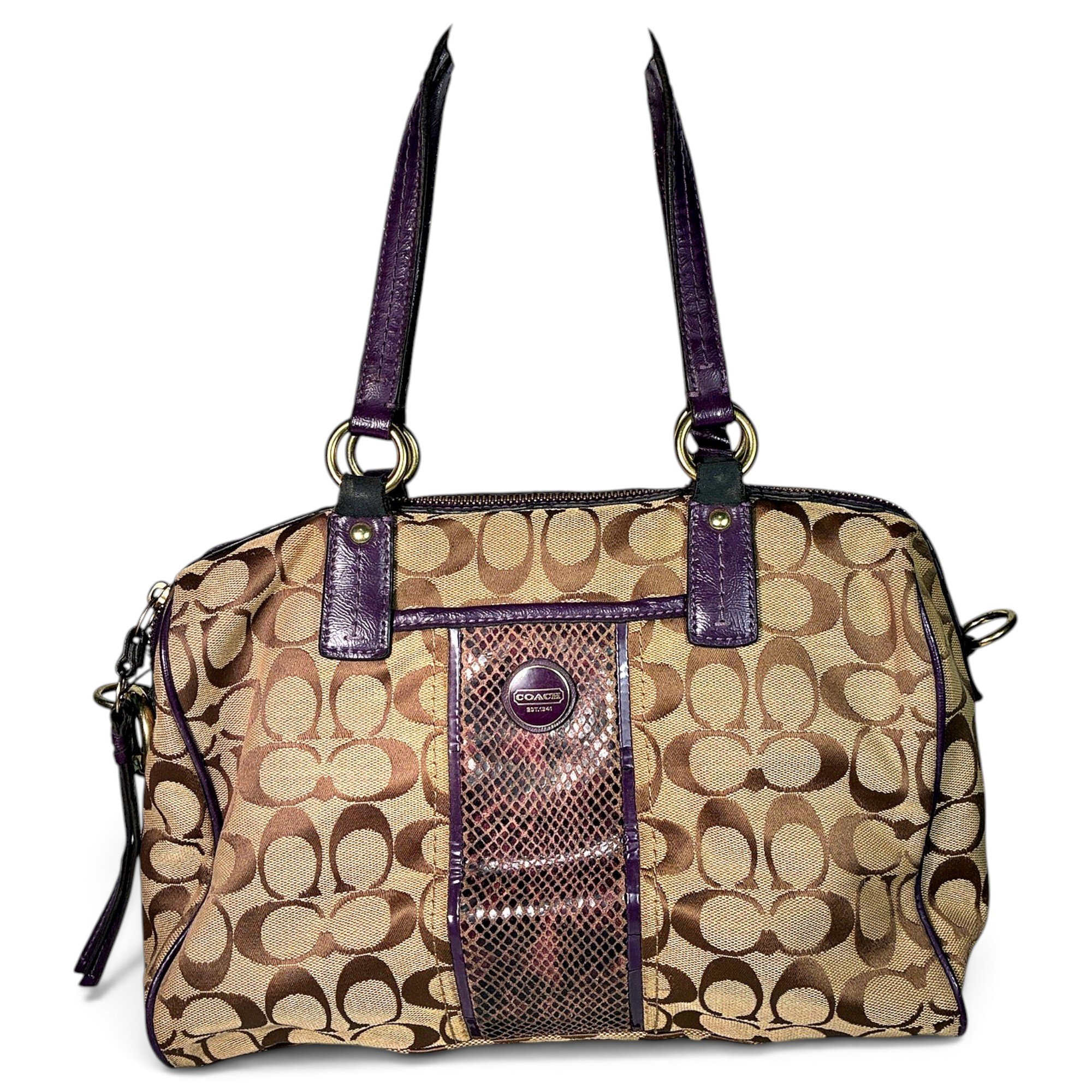 Signature Sufflette cloth handbag