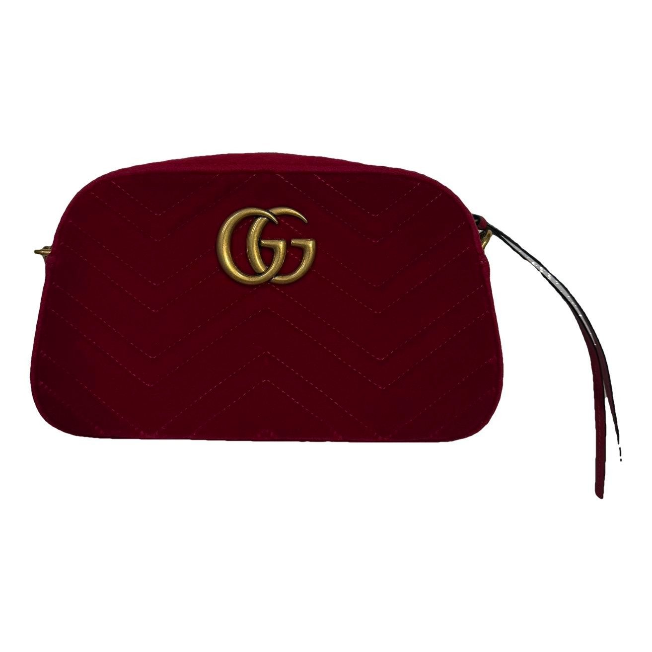 GG Marmont velvet crossbody bag