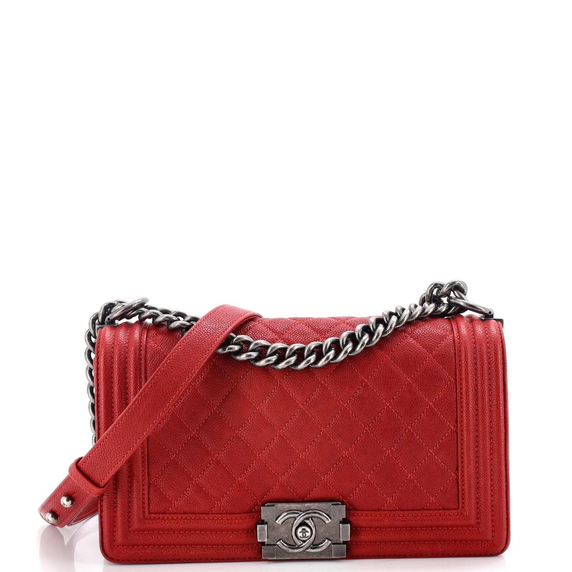 Boy leather crossbody bag