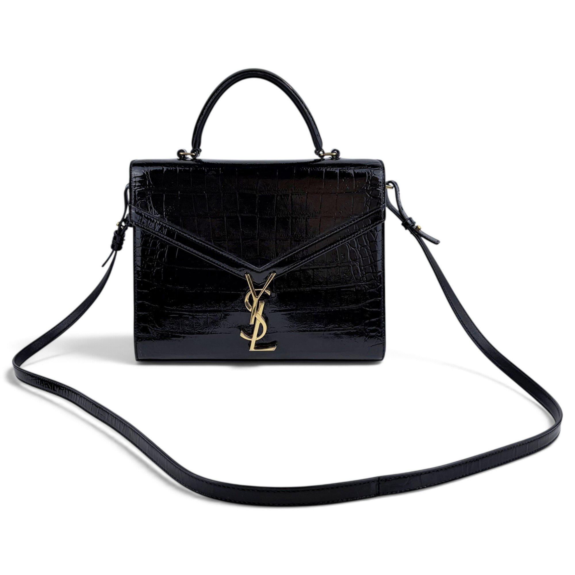 Cassandra Top Handle leather crossbody bag