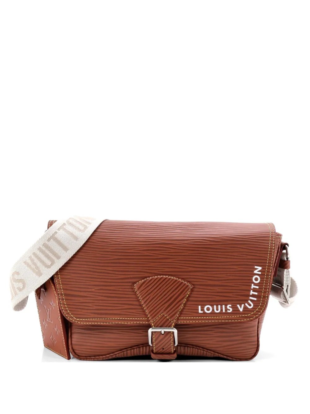 Montsouris Messenger Bag Epi Leather crossbody bag