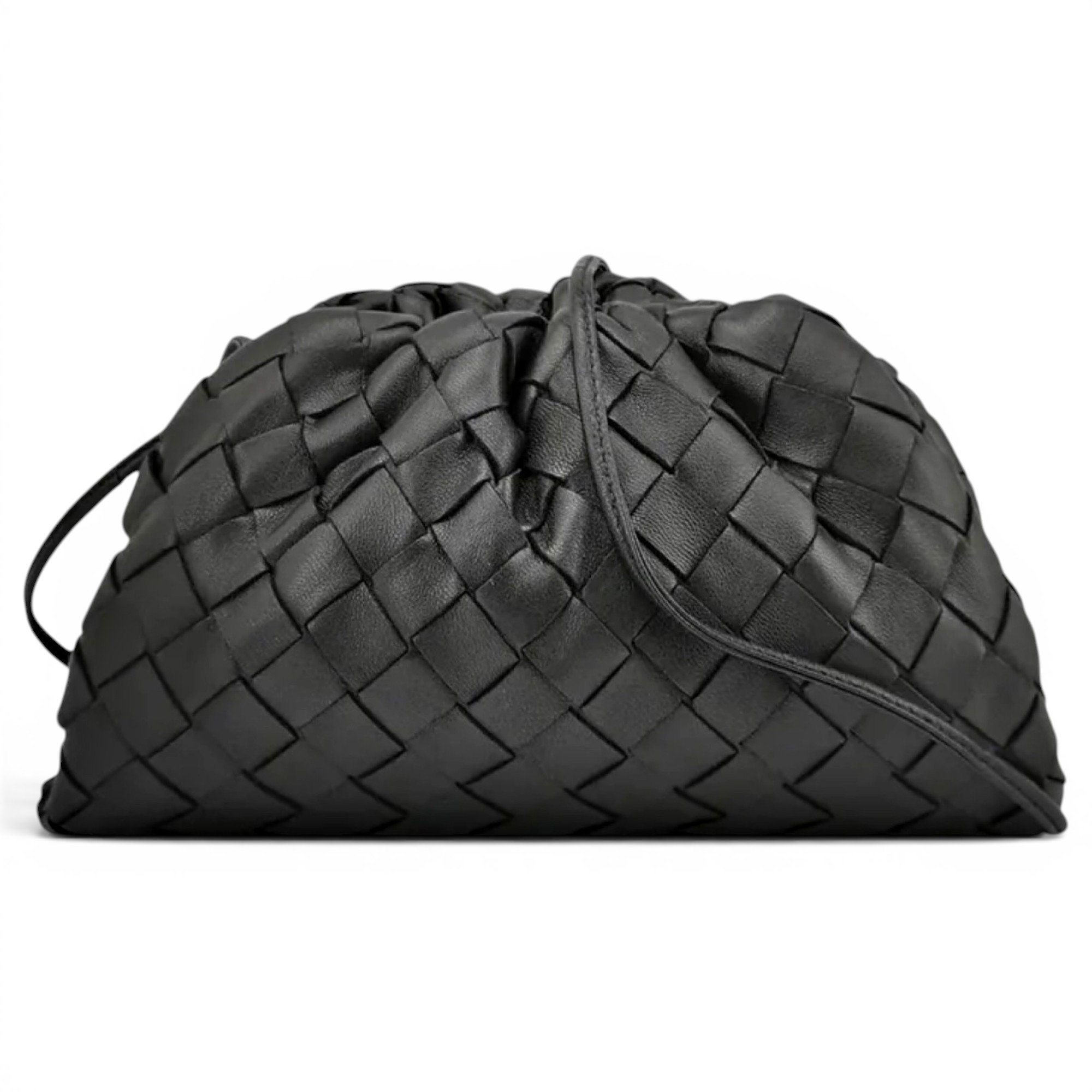 Pouch leather handbag