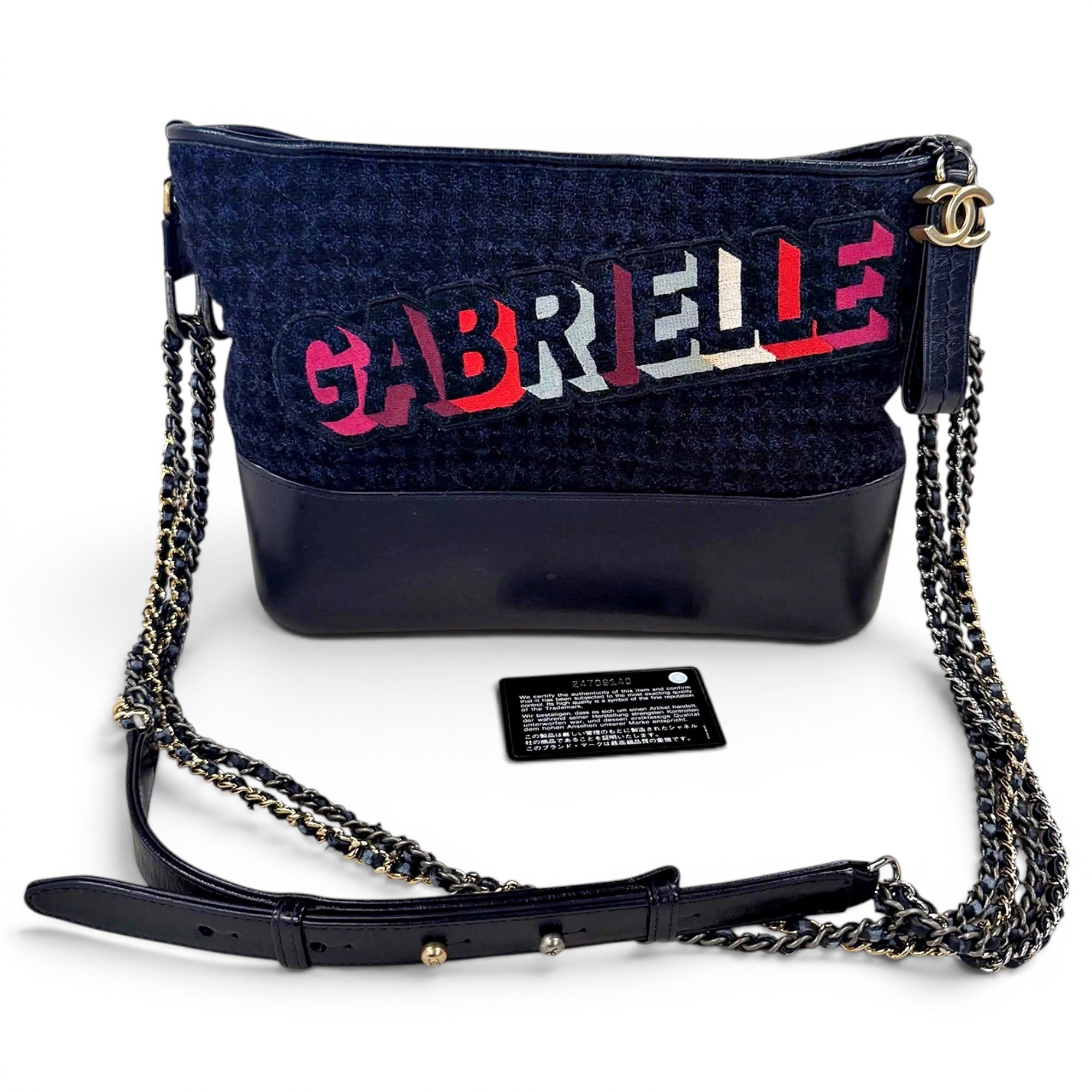 Gabrielle tweed crossbody bag