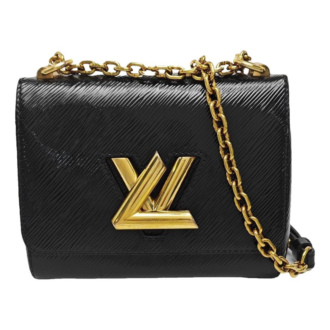 Twist leather handbag