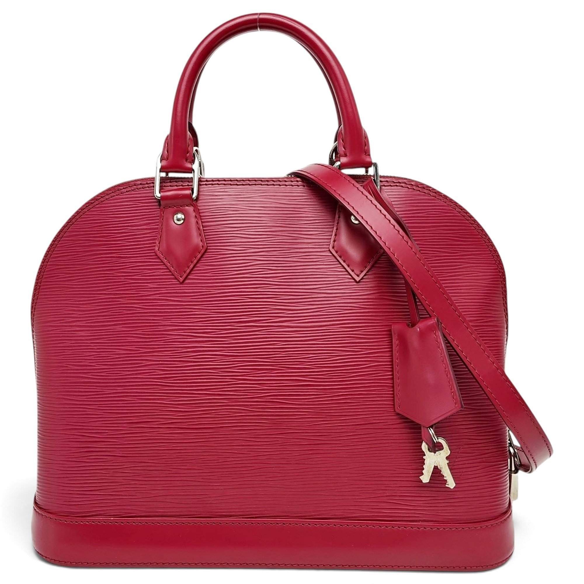 Louis Vuitton Alma leather handbag