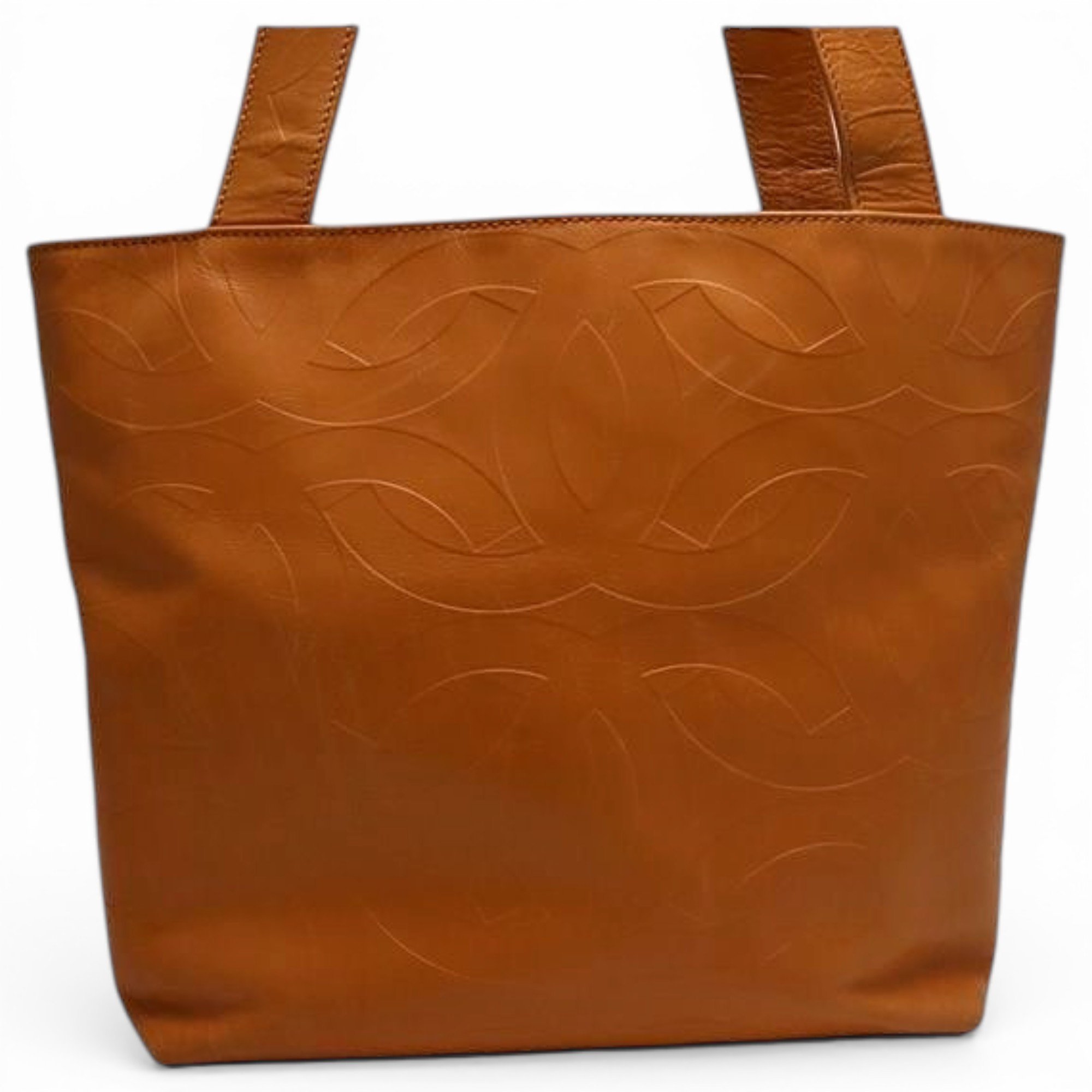 Leather tote