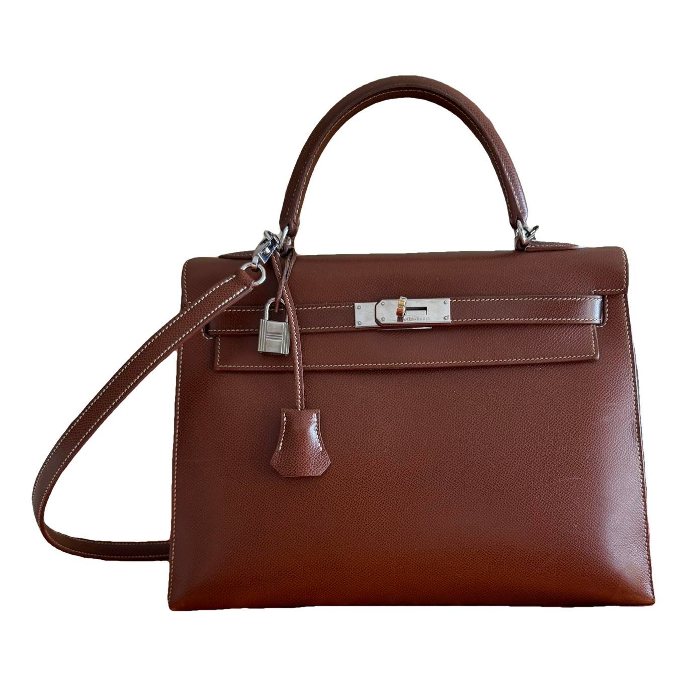 Hermes Kelly 32 Handbag Barenia Leather