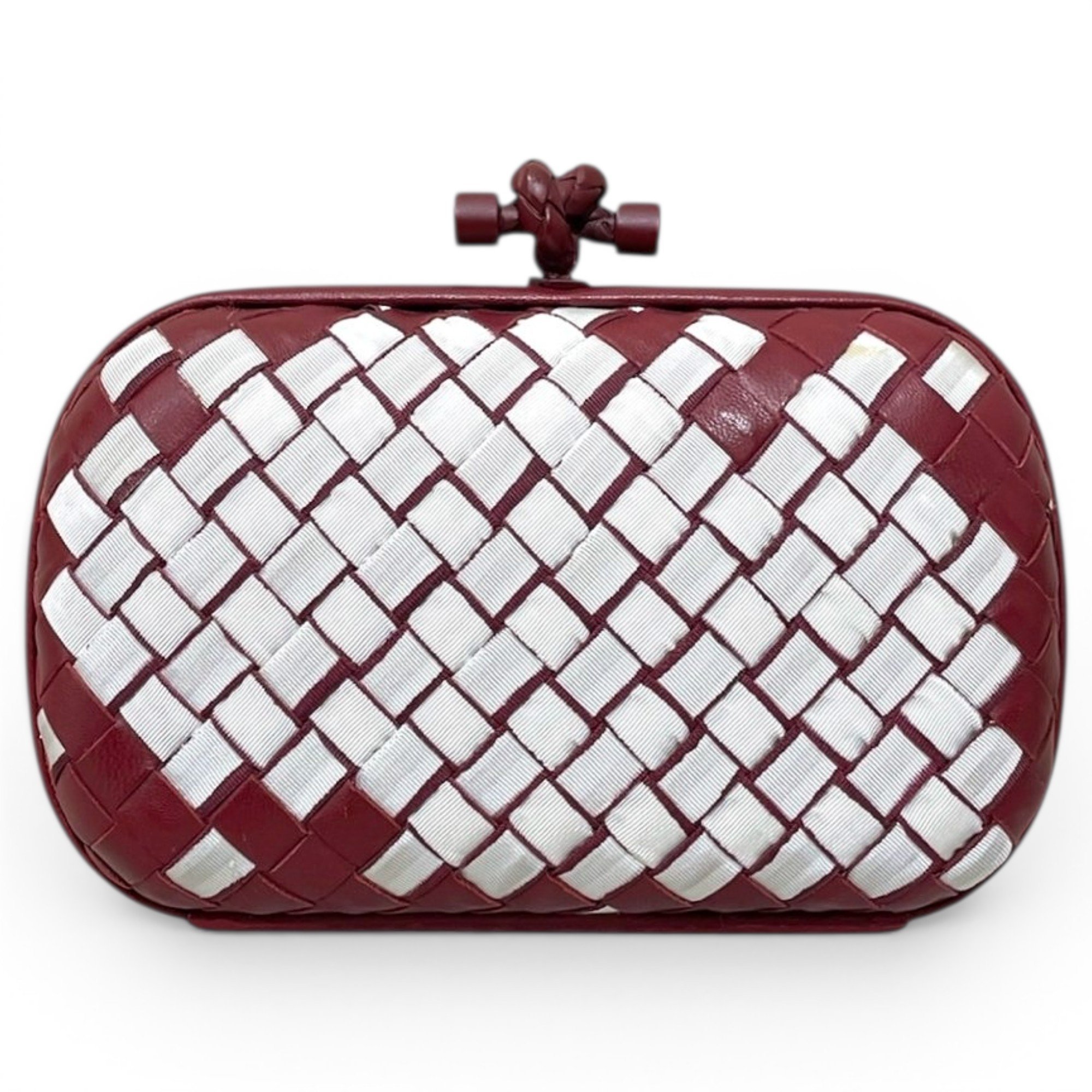 Bottega Veneta Pochette Knot leather clutch bag