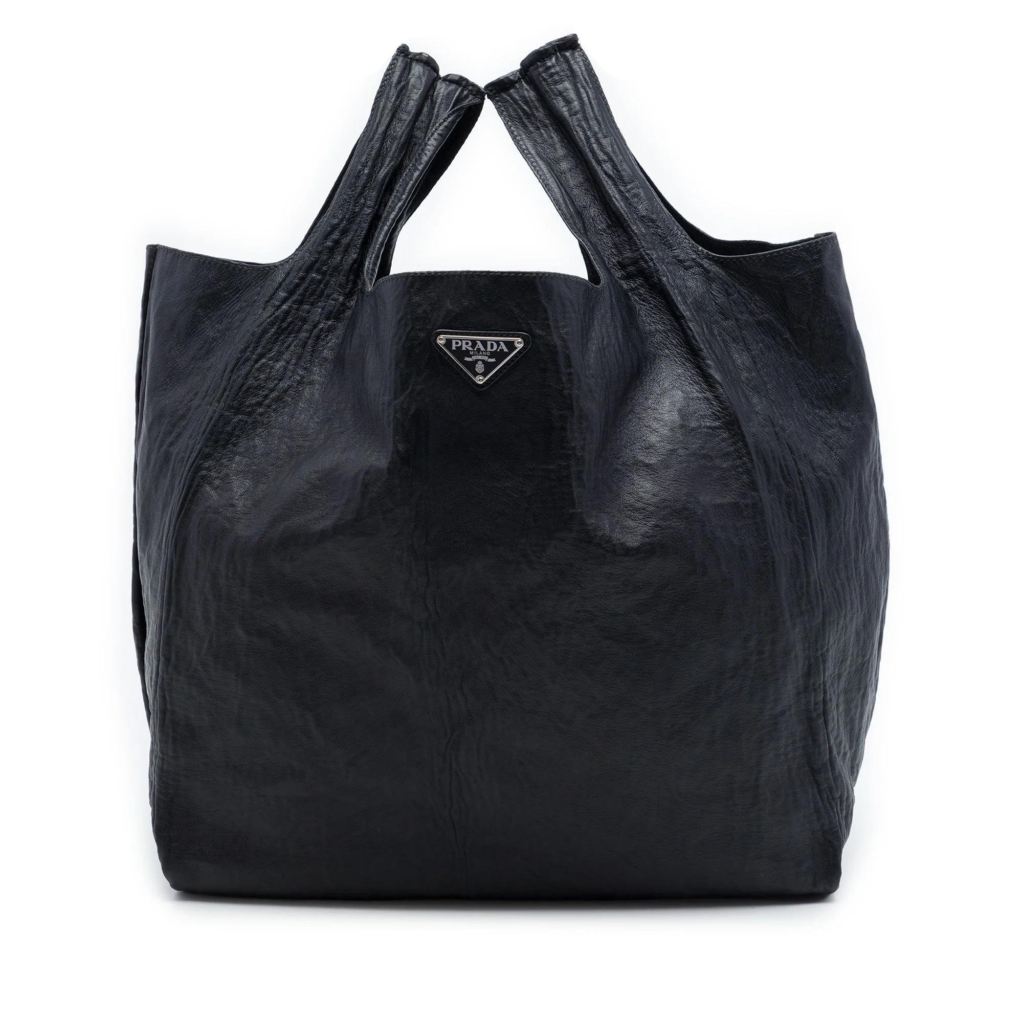 Leather tote