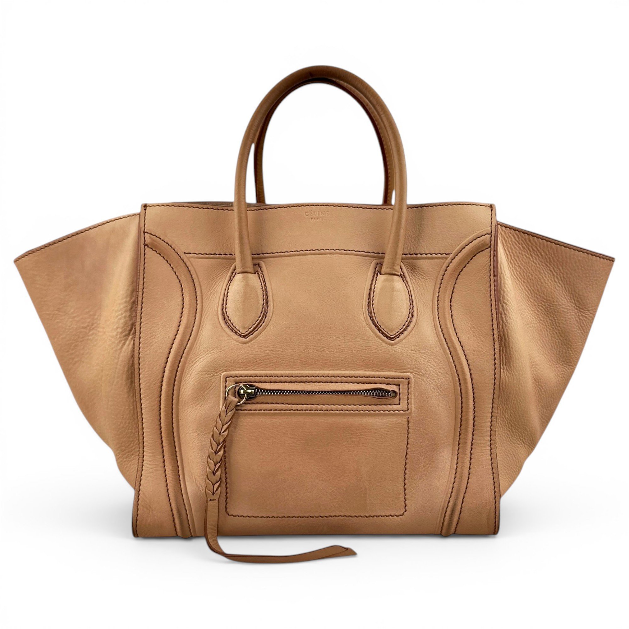 Luggage leather handbag