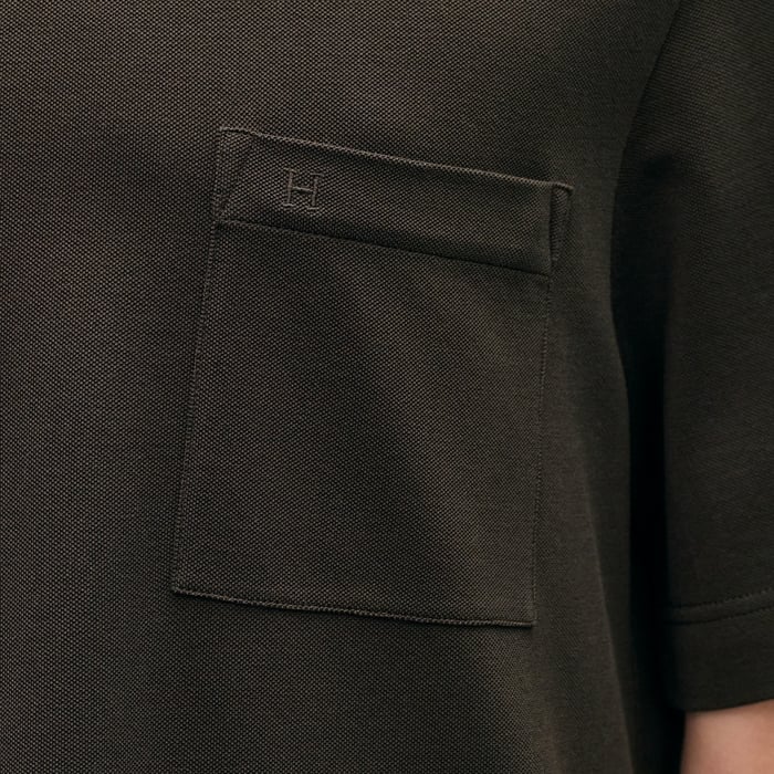 Kaki "Piqures Sellier" T-shirt