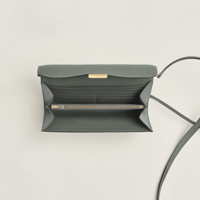 Vert Amande Constance to Go Wallet