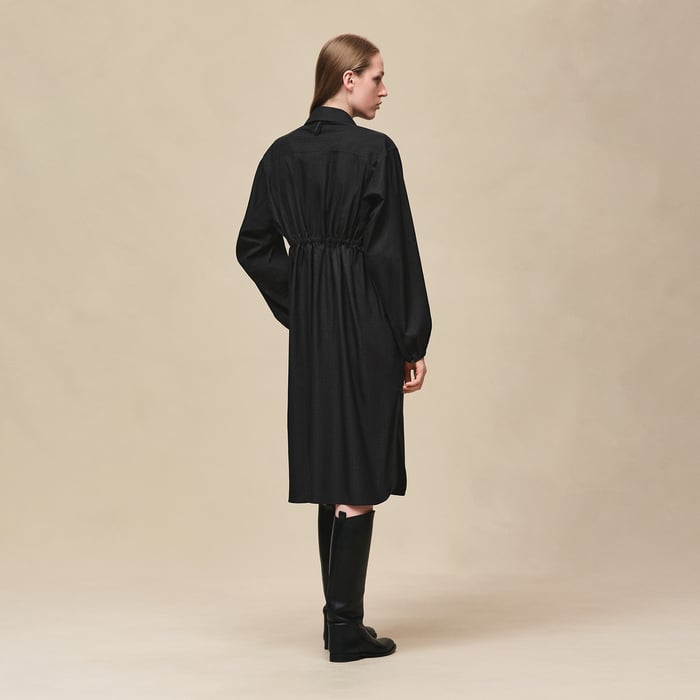 Noir "Mosaique" Shirt Dress