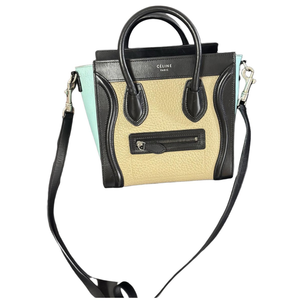 Nano Luggage leather handbag