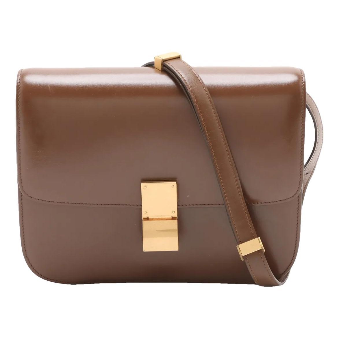 Classic leather crossbody bag
