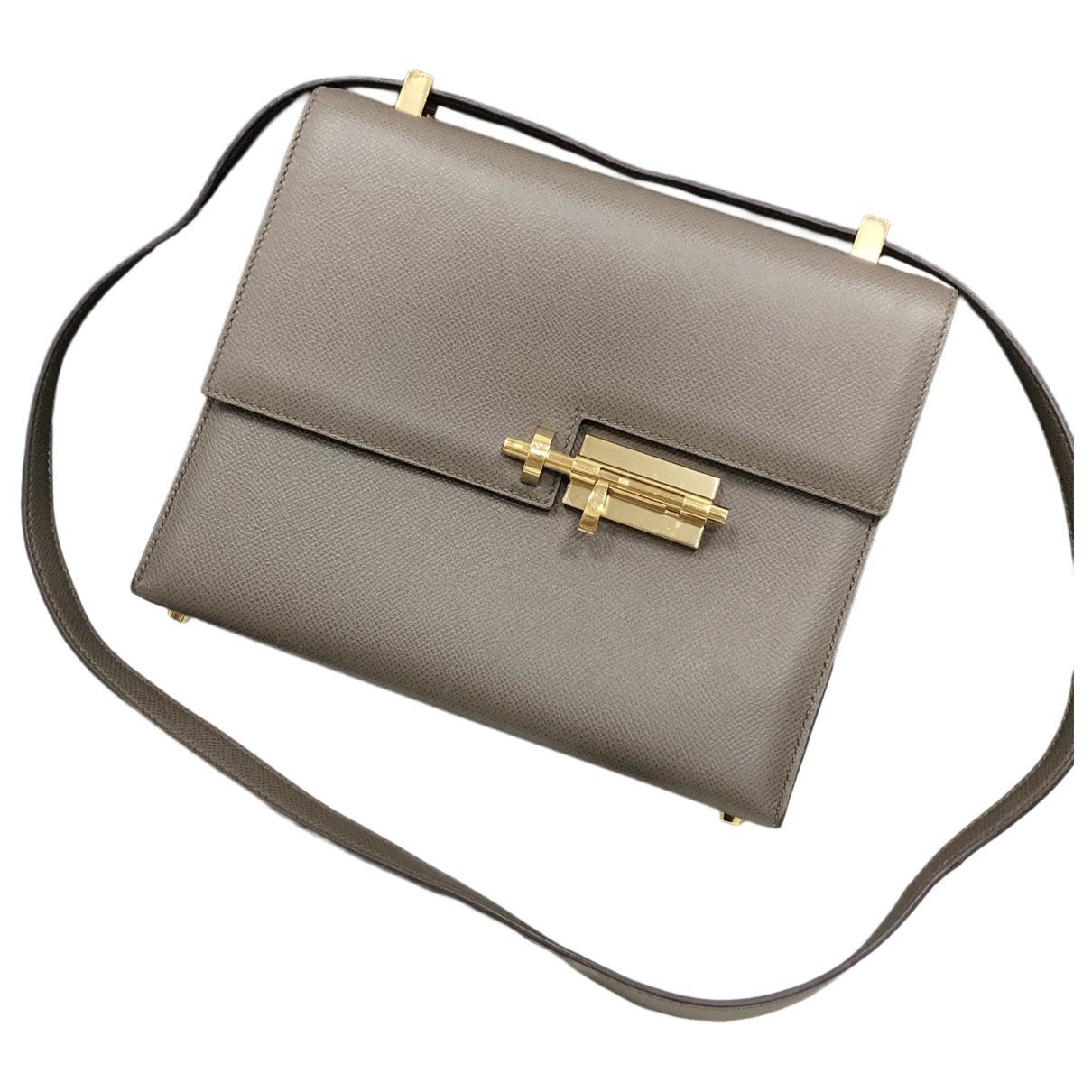 Verrou leather handbag