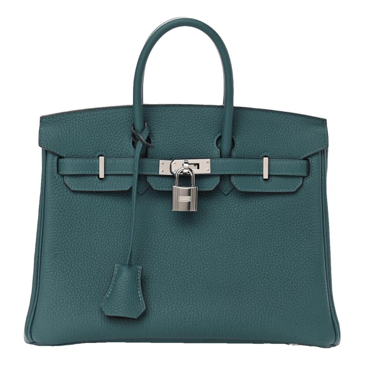 Birkin 25 leather handbag