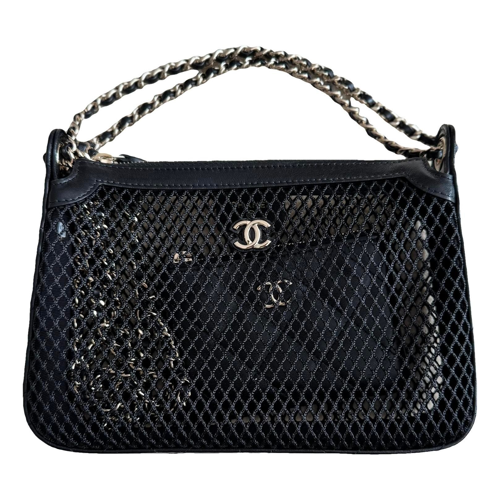 Leather clutch bag