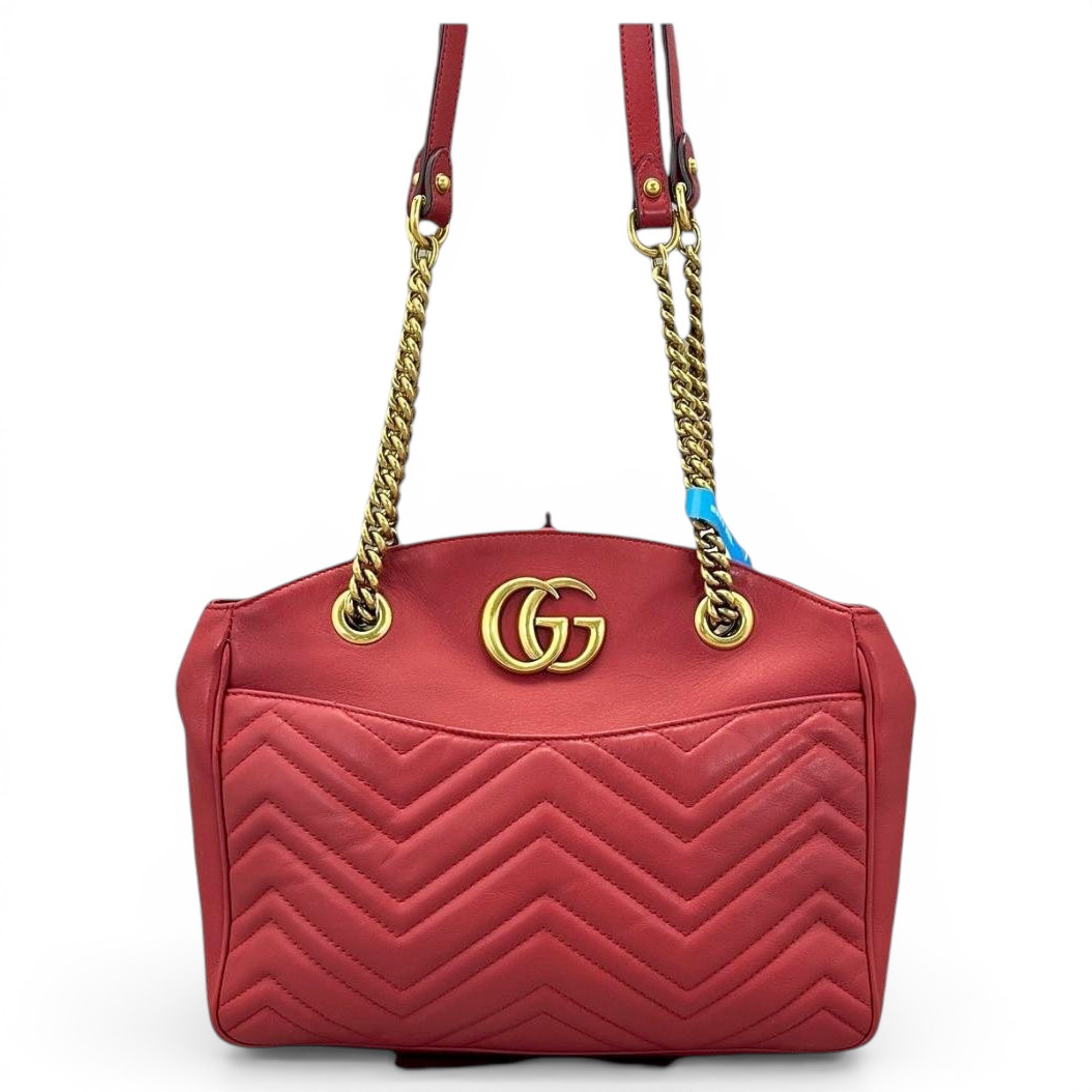 GG Marmont Chain Matelasse leather handbag