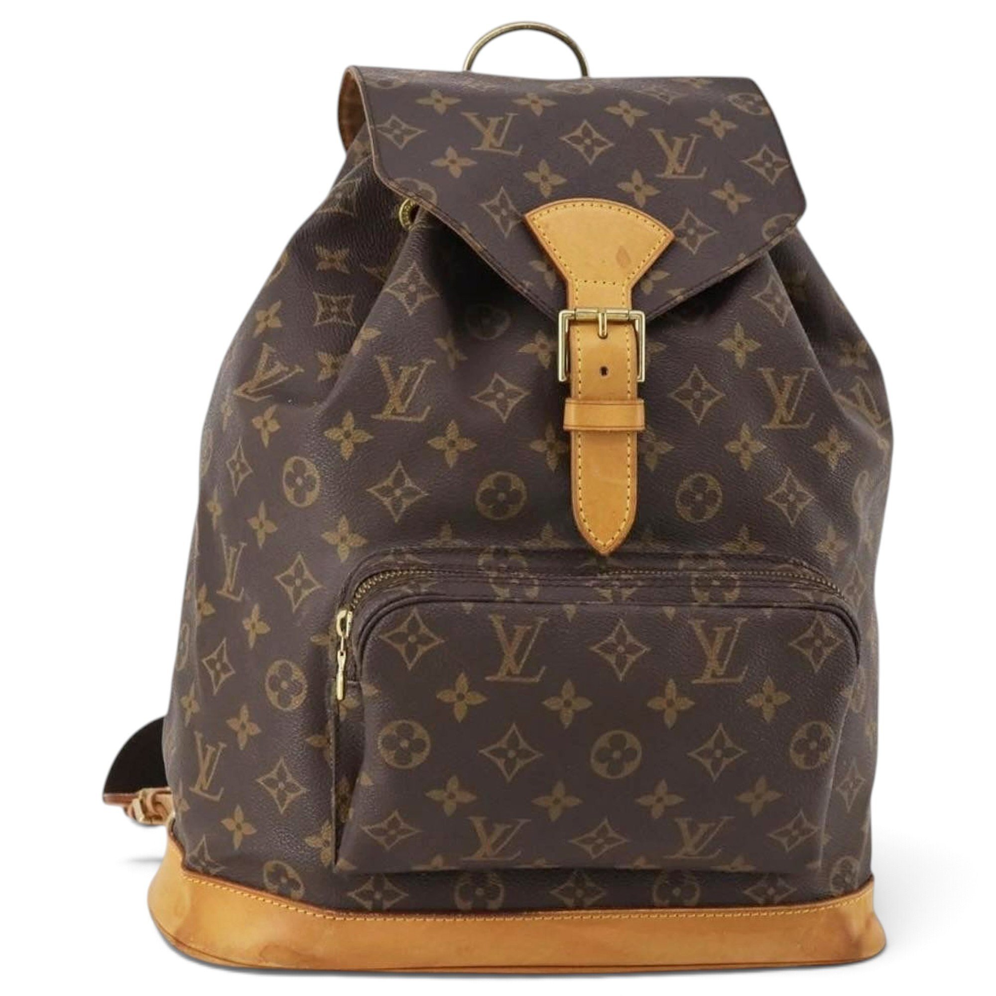 Montsouris leather backpack