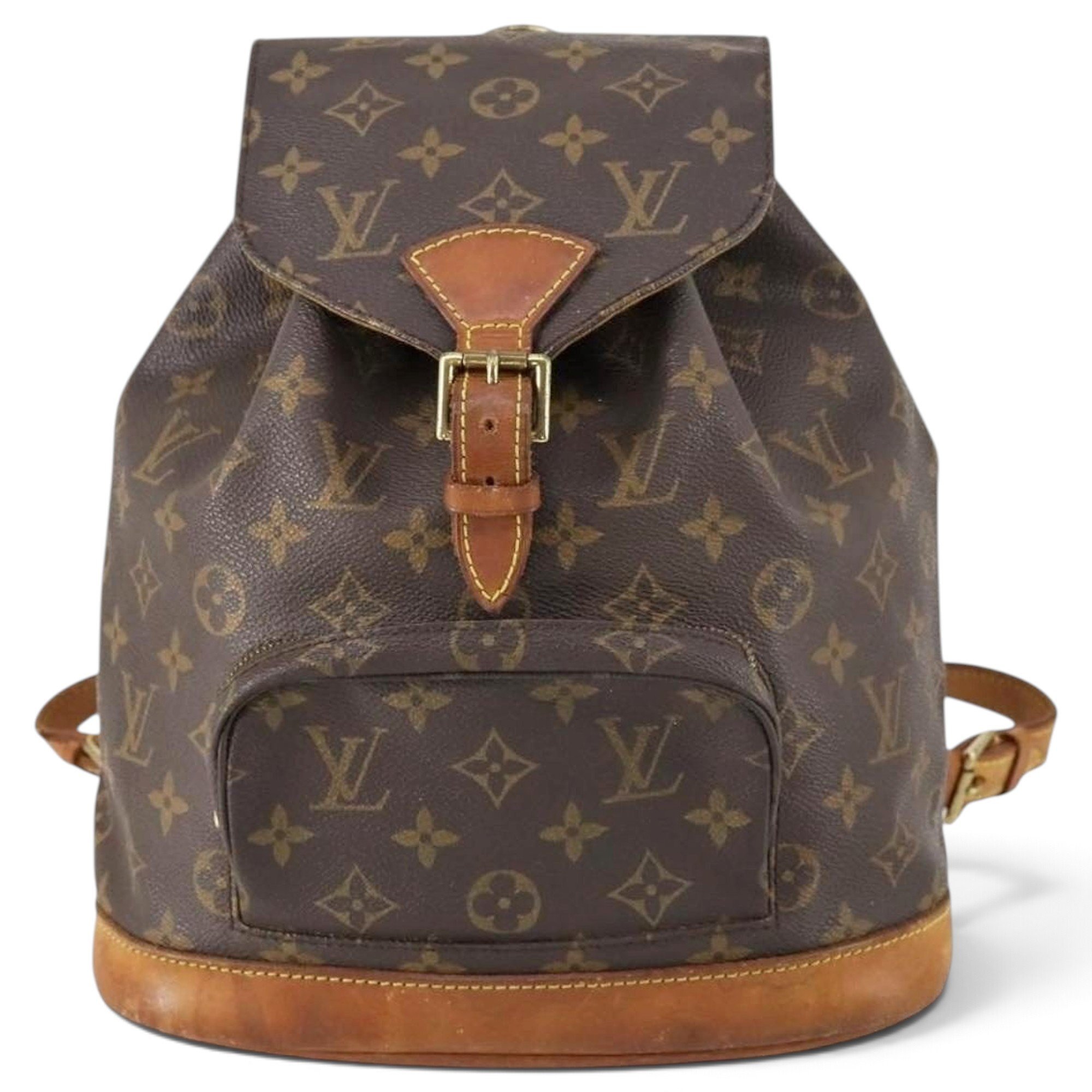 Montsouris leather backpack