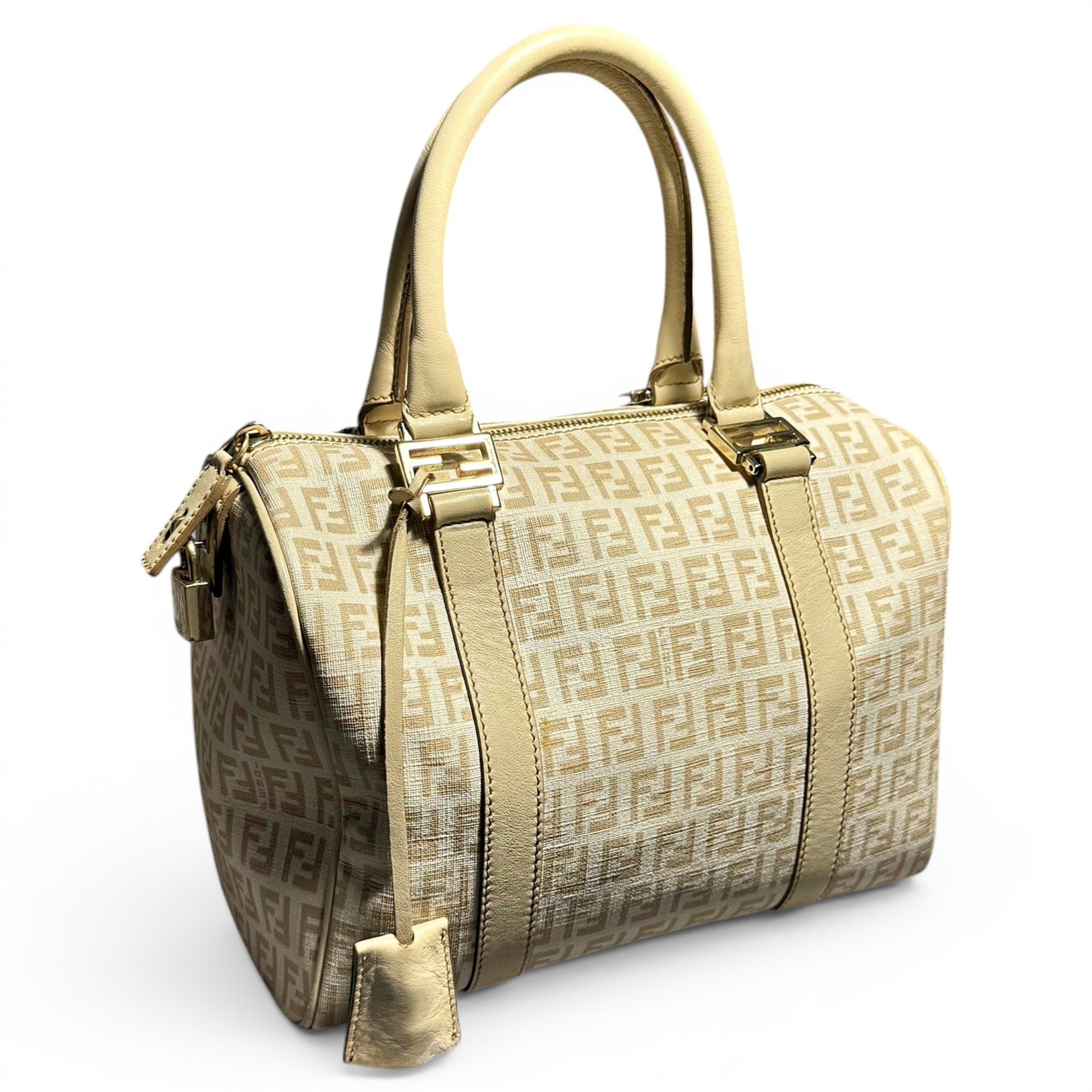 Leather bowling bag