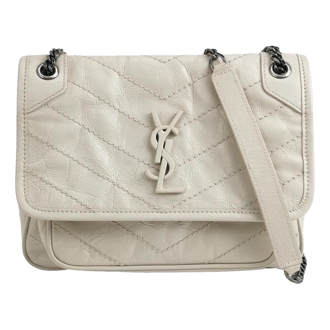 Niki leather crossbody bag