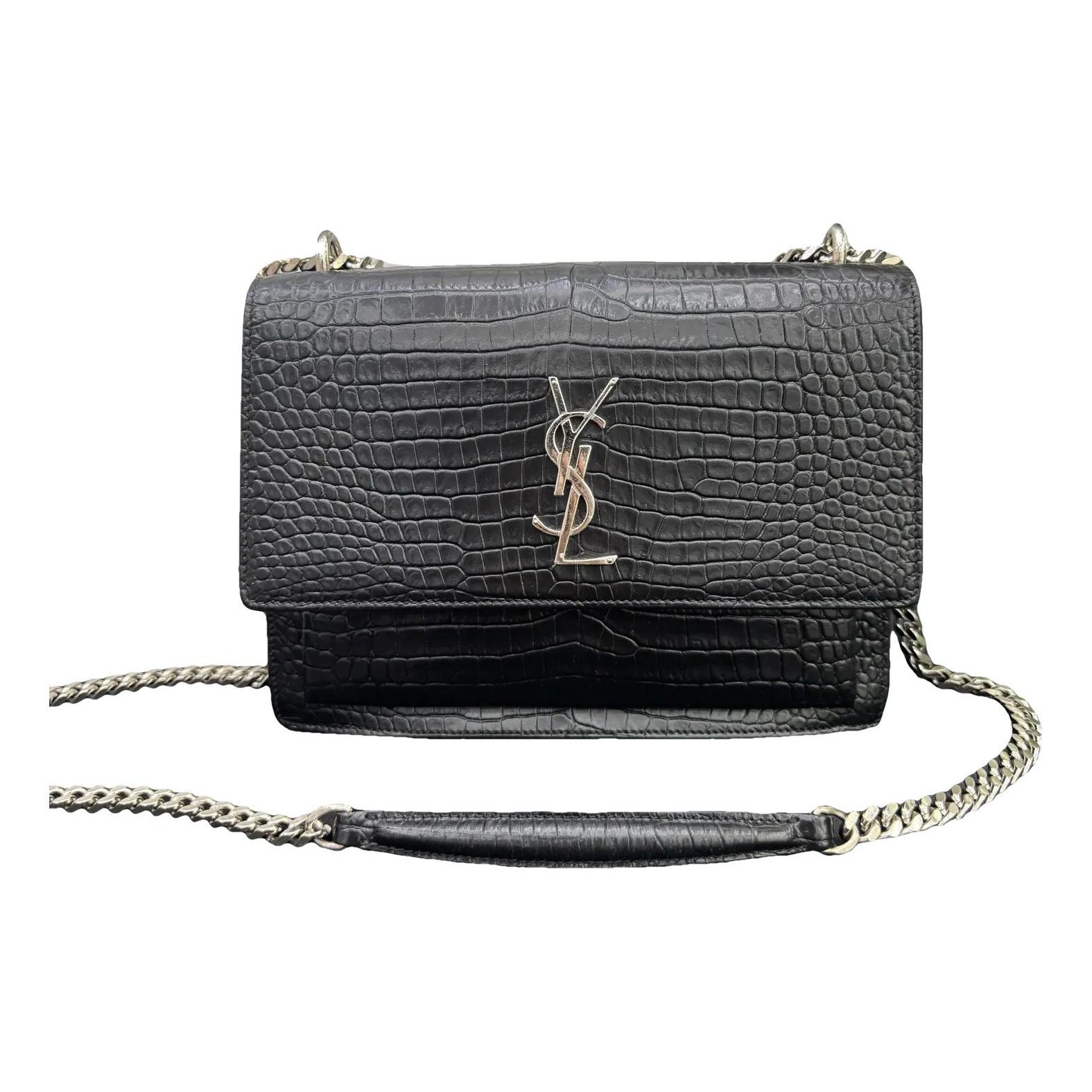 Sunset leather crossbody bag