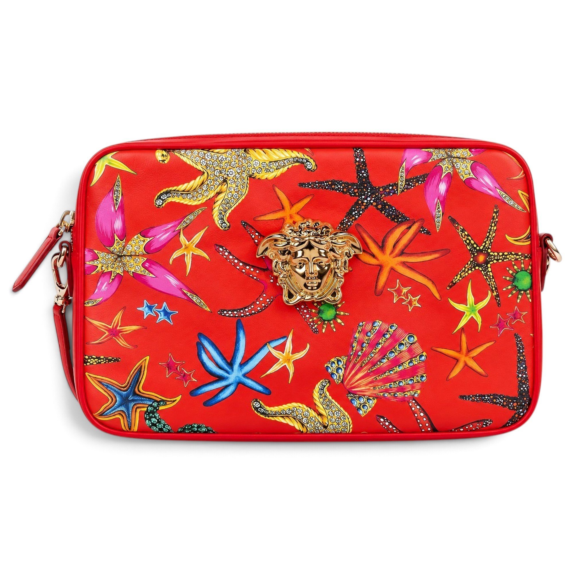 Versace La Medusa leather clutch bag