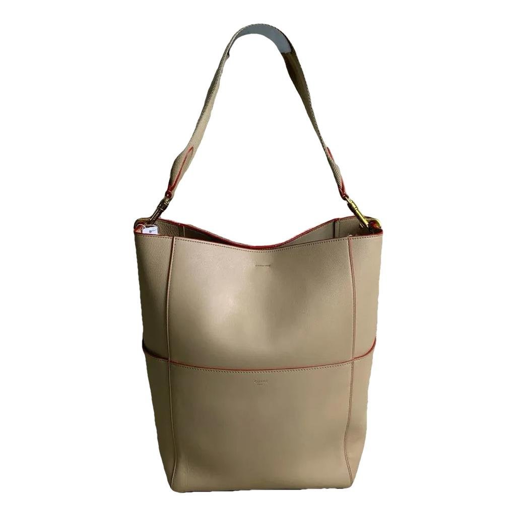 Seau Sangle leather tote