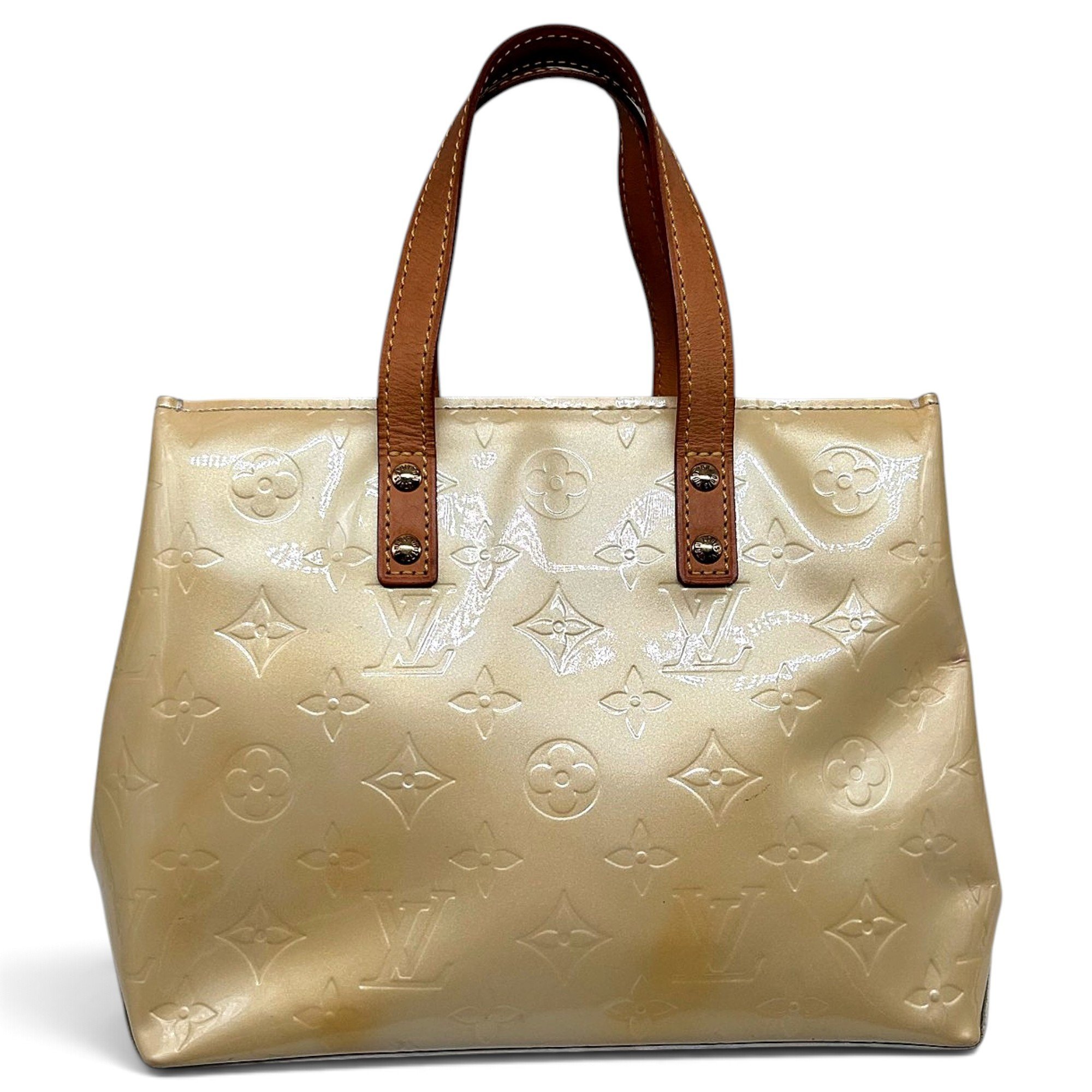 Houston patent leather handbag