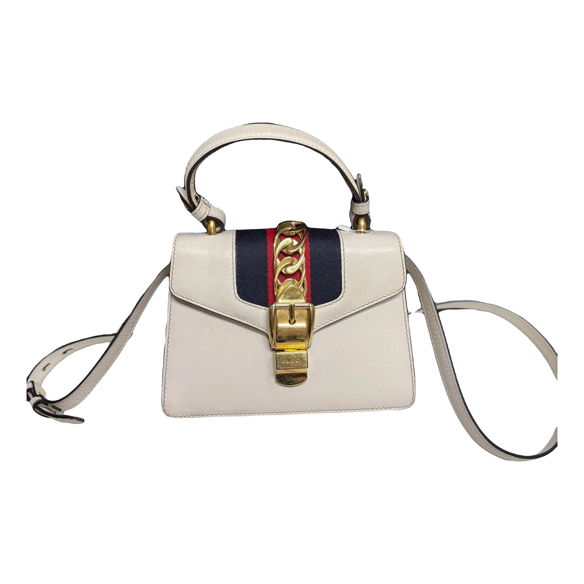 Sylvie Top Handle leather handbag
