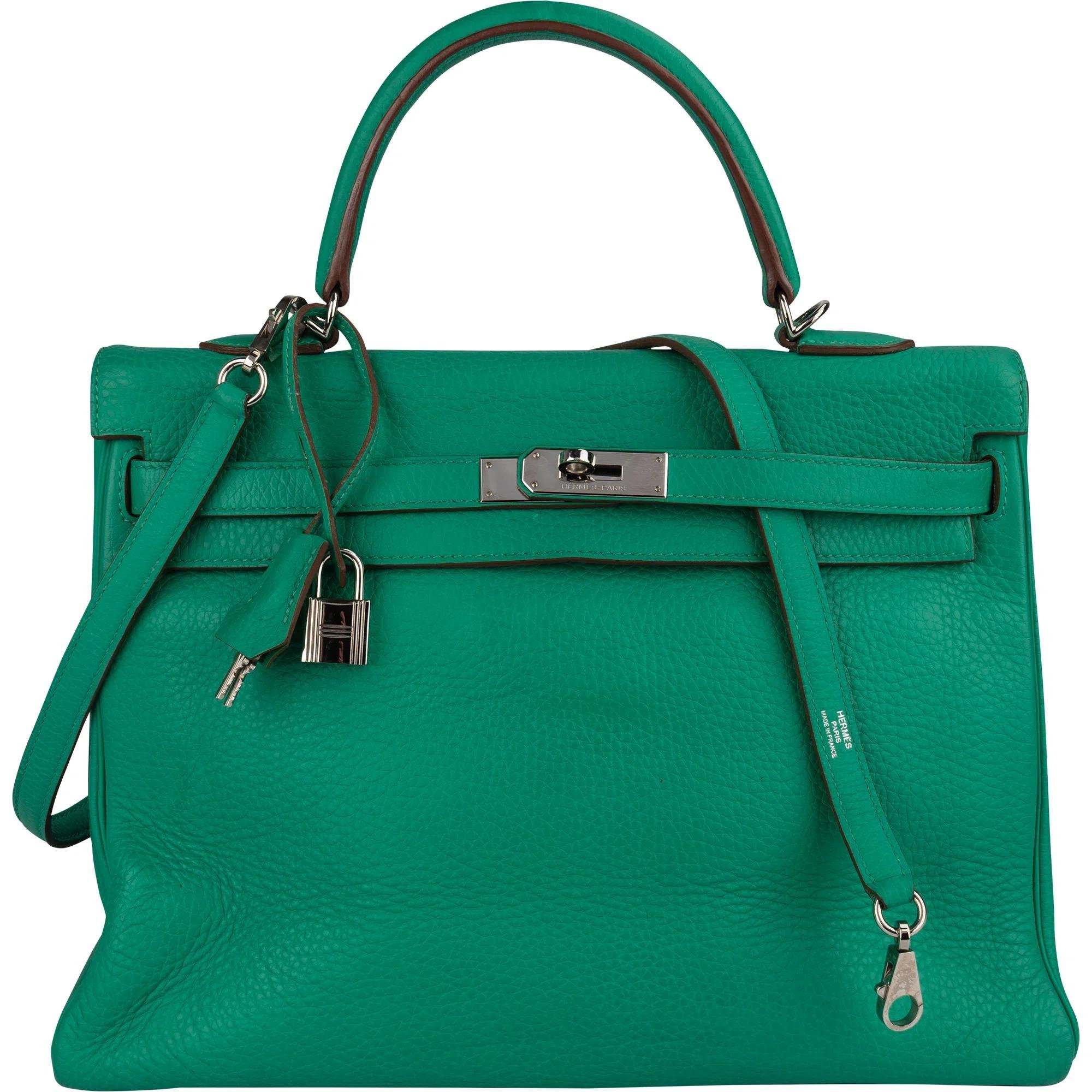 Kelly 32 leather handbag