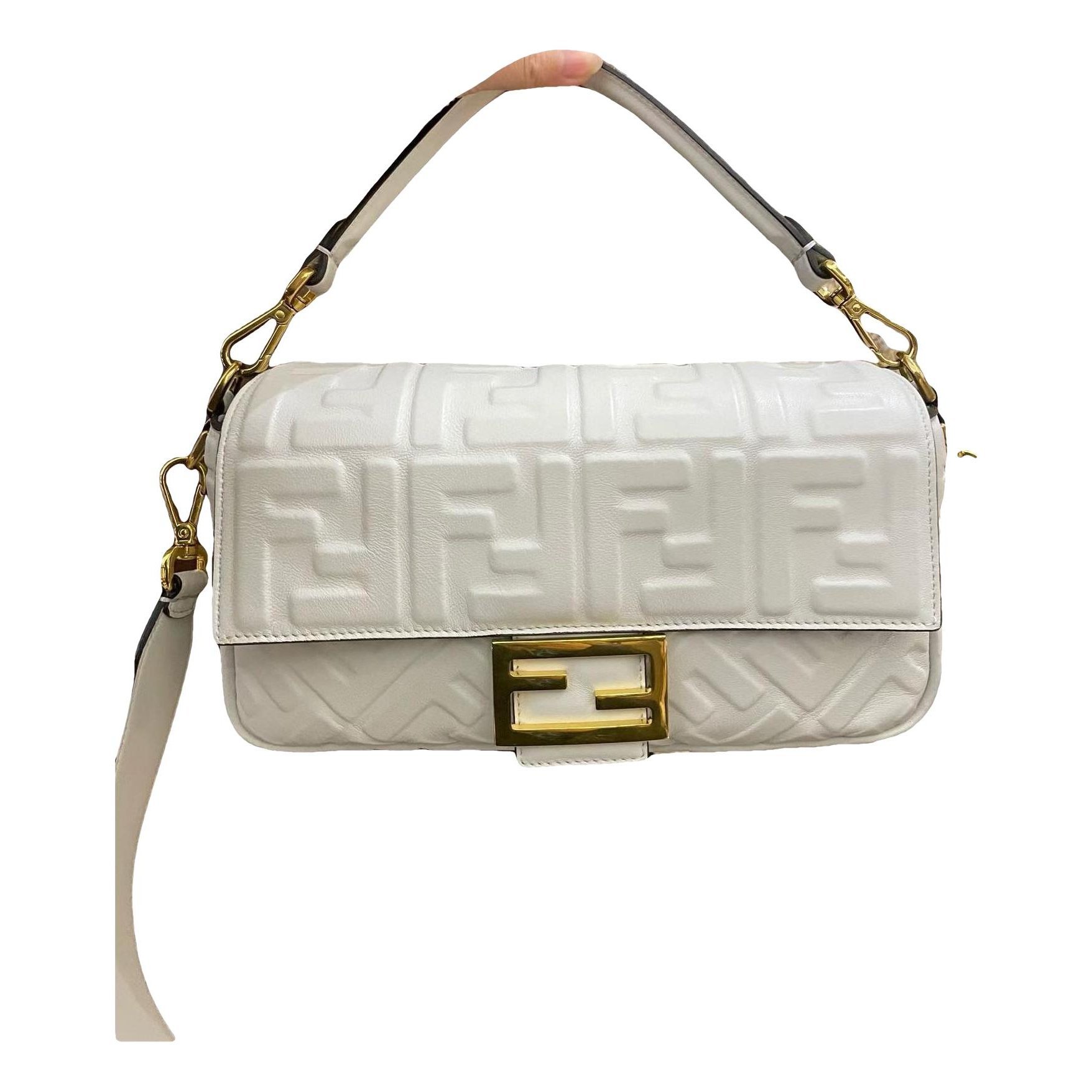 Baguette leather handbag