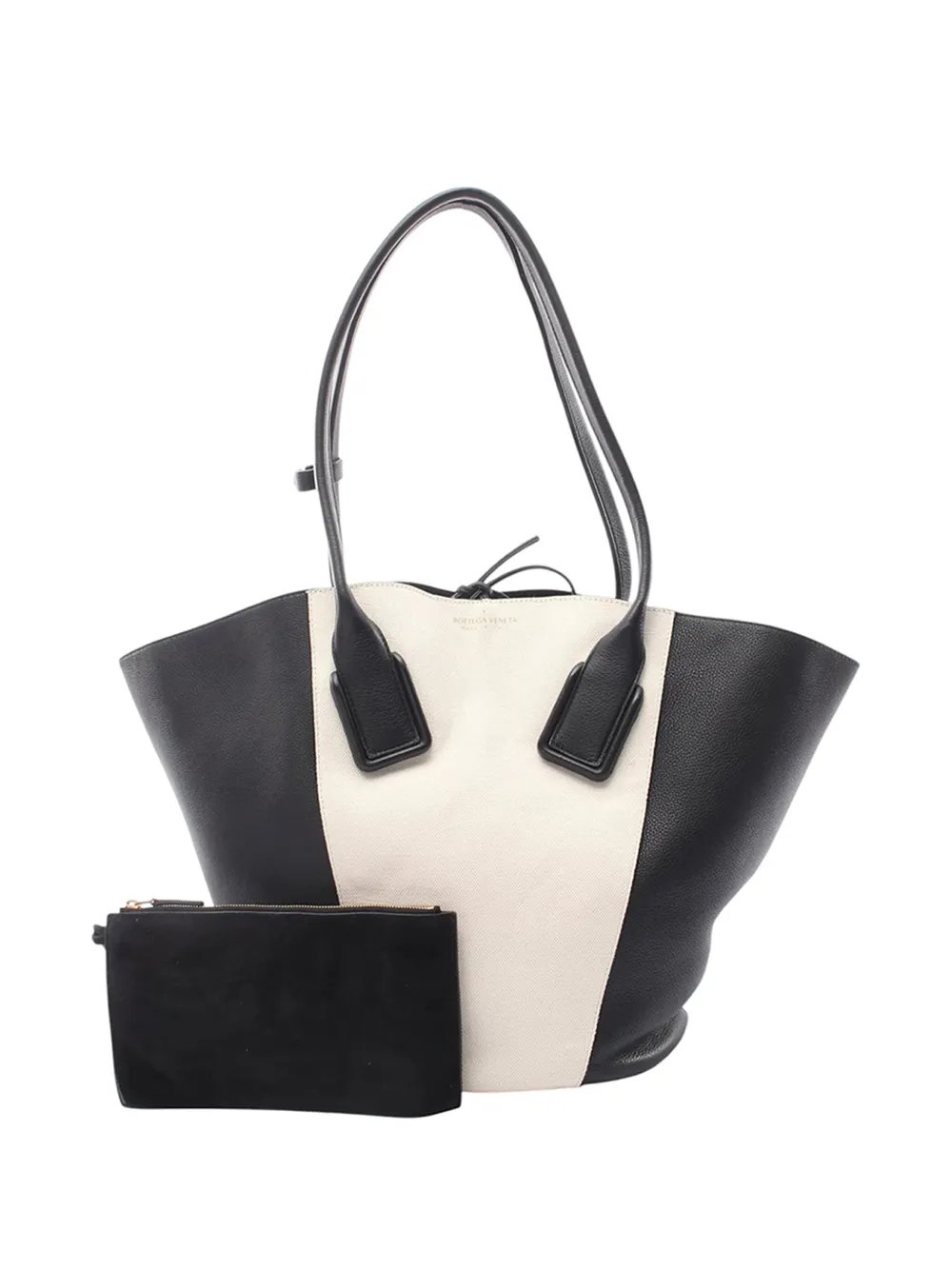 2012-2026 Medium Leather and Canvas Basket tote bag
